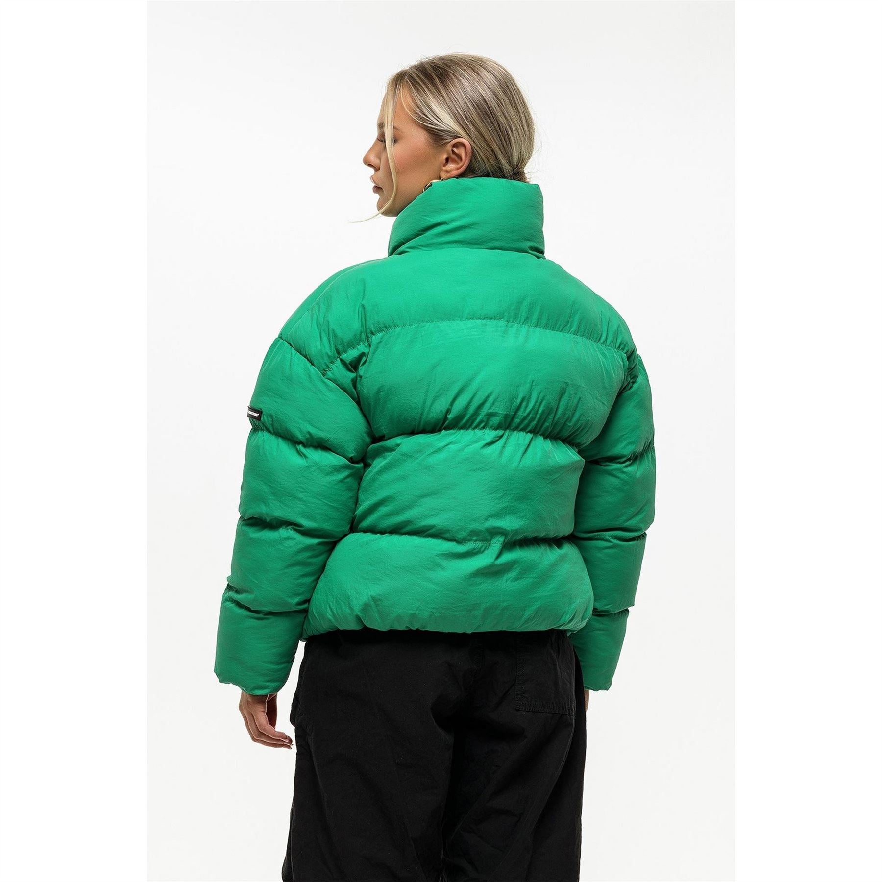 Good For Nothing Womens Technical Funnel Neck Puffer Jacket