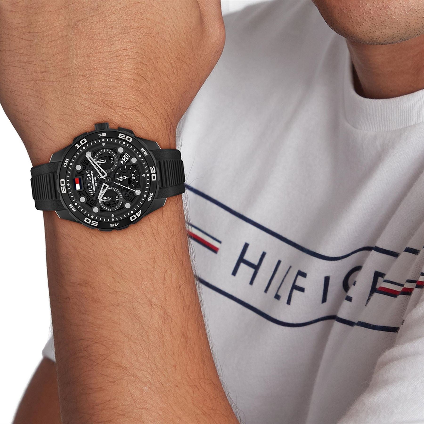 Tommy Hilfiger Hilfiger Mens Silicone Watch