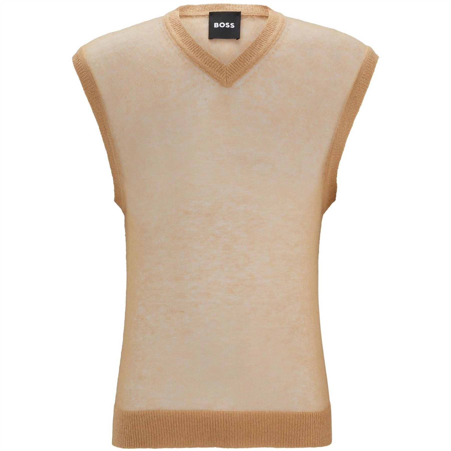 Boss Lucid Ribbed Knitted Top