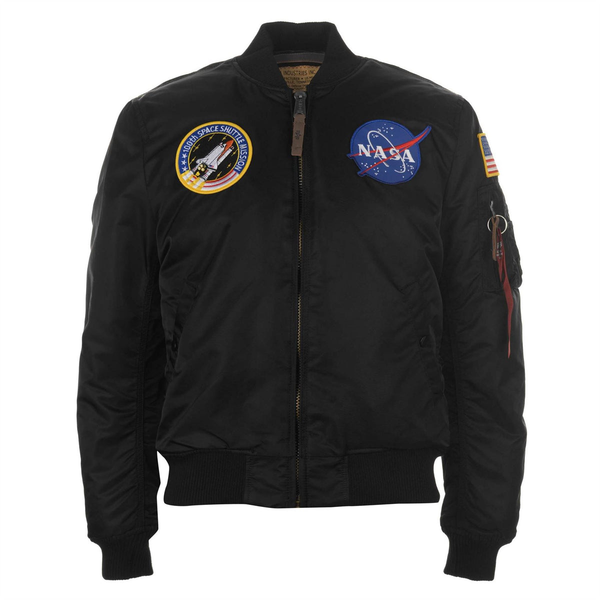 Alpha Industries MA VF NASA Long Sleeve Bomber Jacket