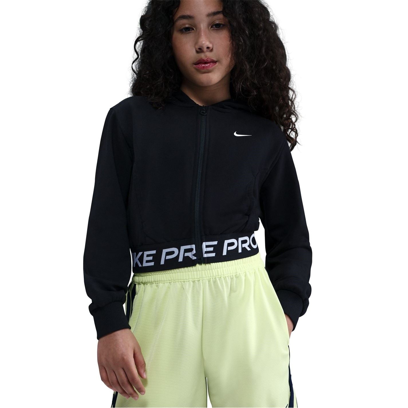 Nike Pro Dri Fit Full Zip Hoodie Juniors