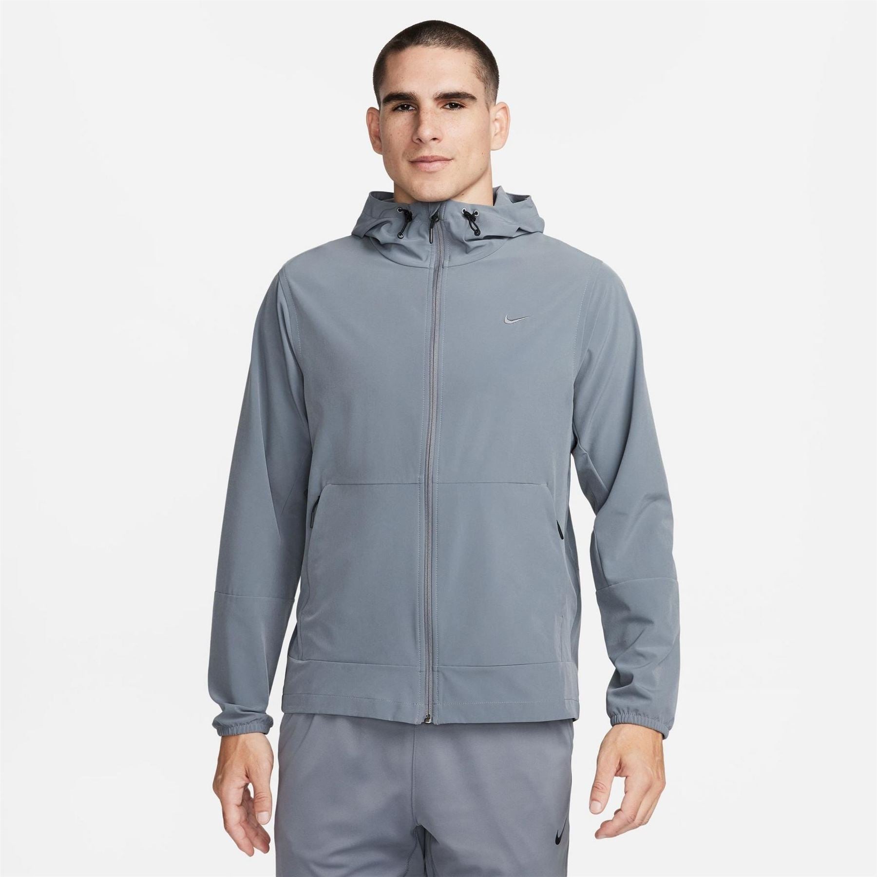 Nike Unlimited Hooded Performance Jacket with Zipped Pocket