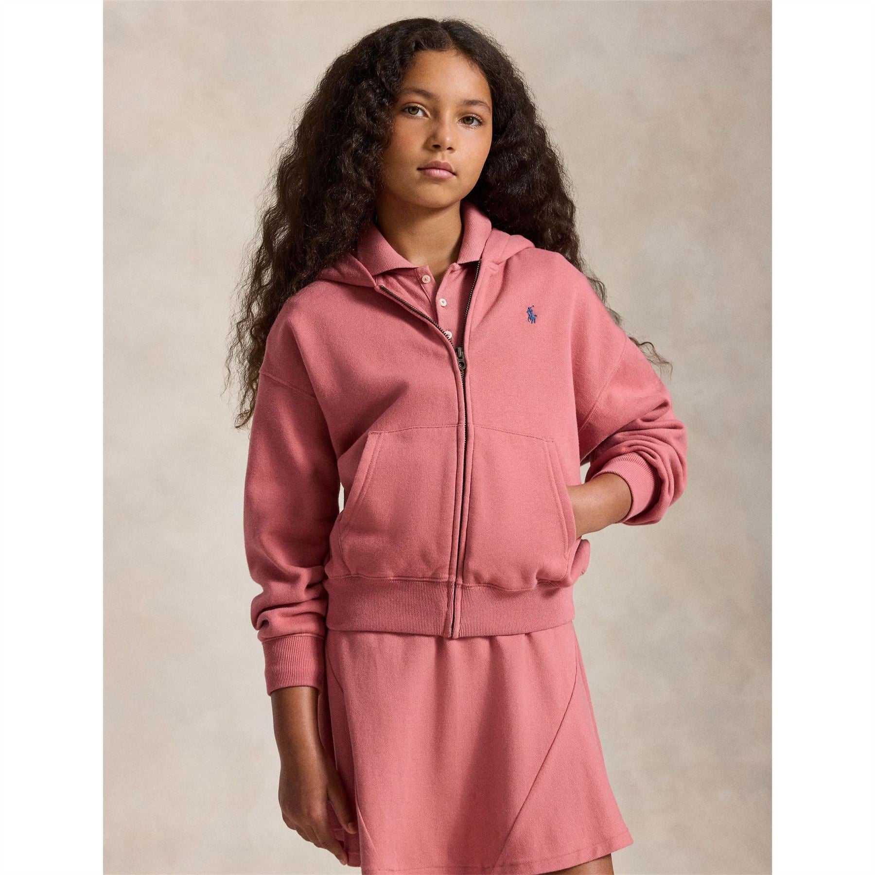 Polo Ralph Lauren Teddy Fleece Long Sleeve Zip Hoodie