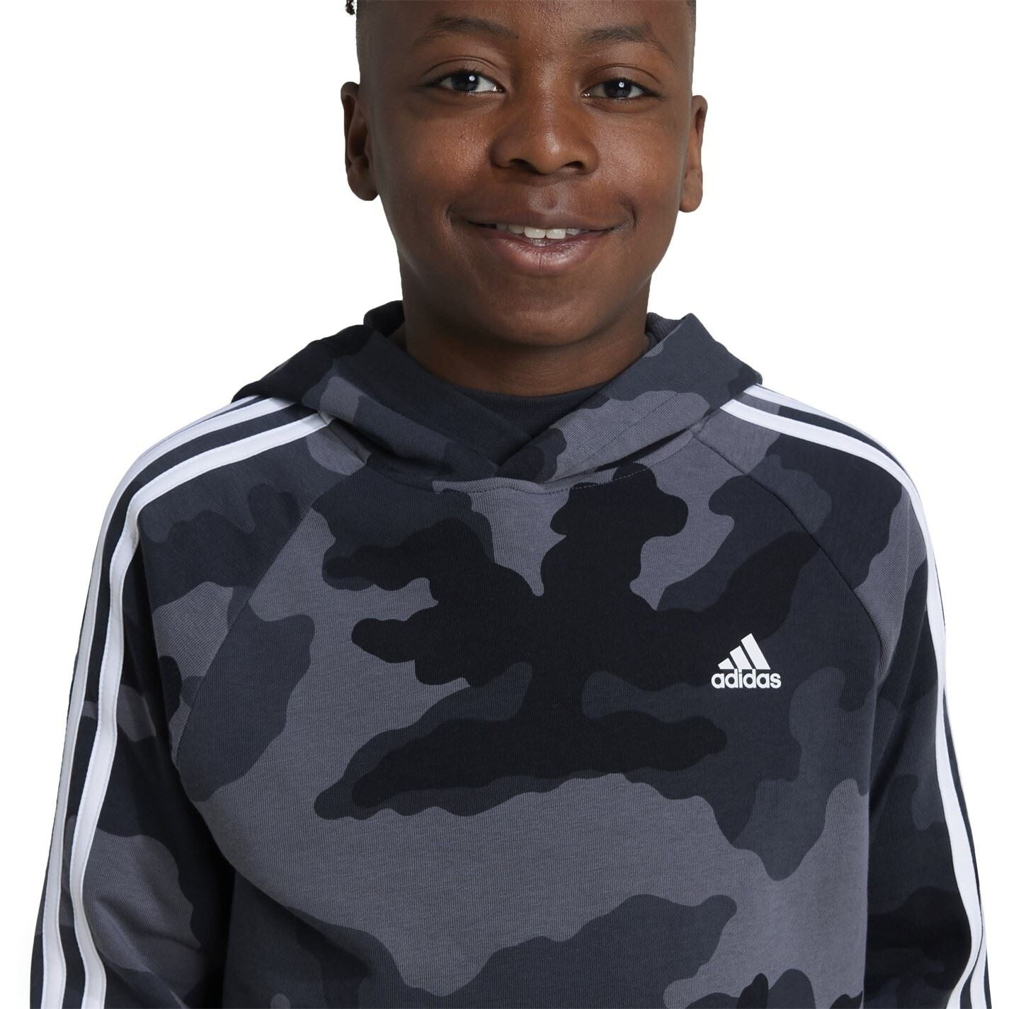 adidas Junior Camo Hoodie