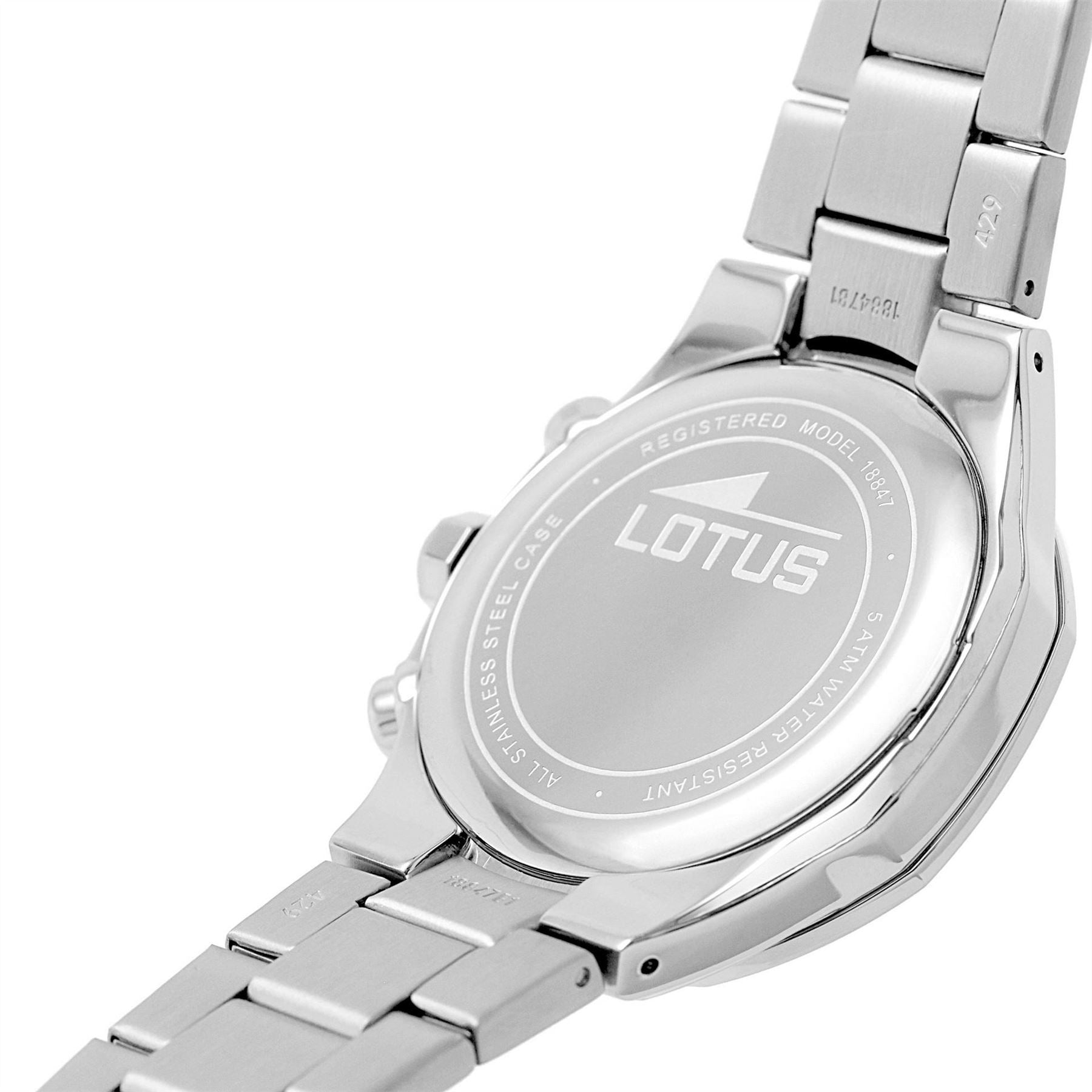 Lotus Steel Sports Analogue Bracelet Strap Watch