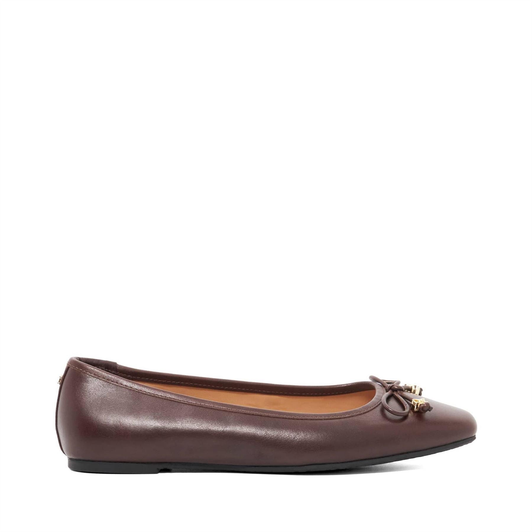 Dune London Solid Patterned Round Toe Hennie Mules