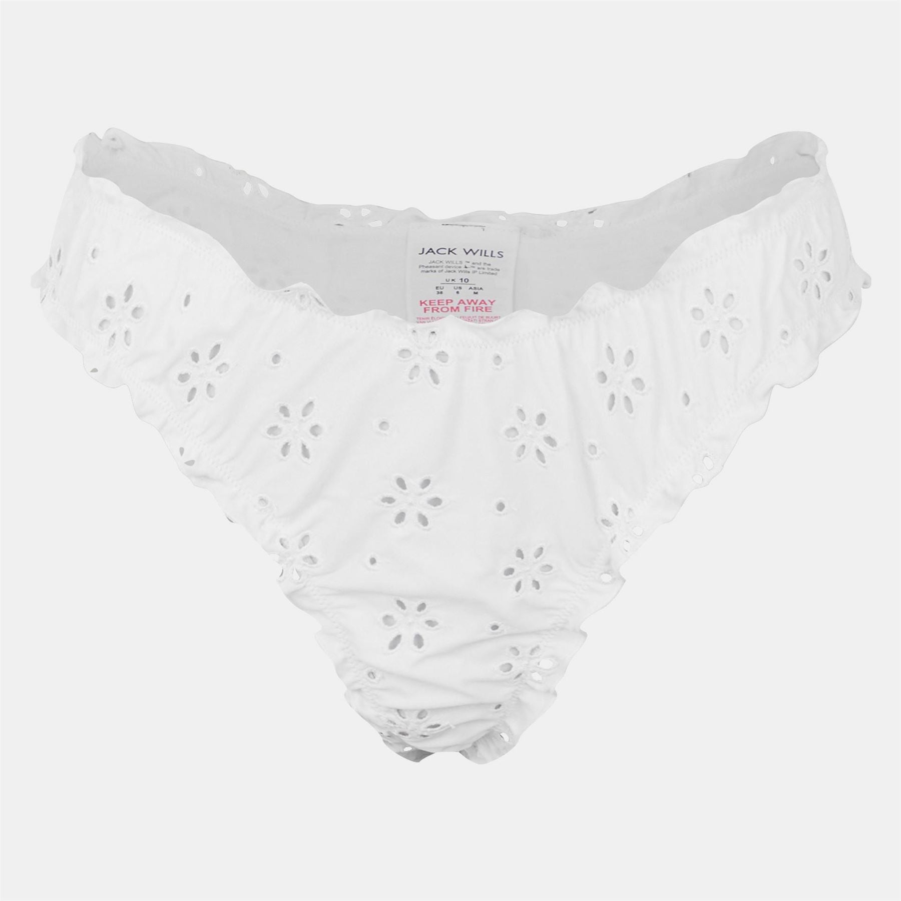Jack Wills Floral Patterned Tanga Bikini Bottom