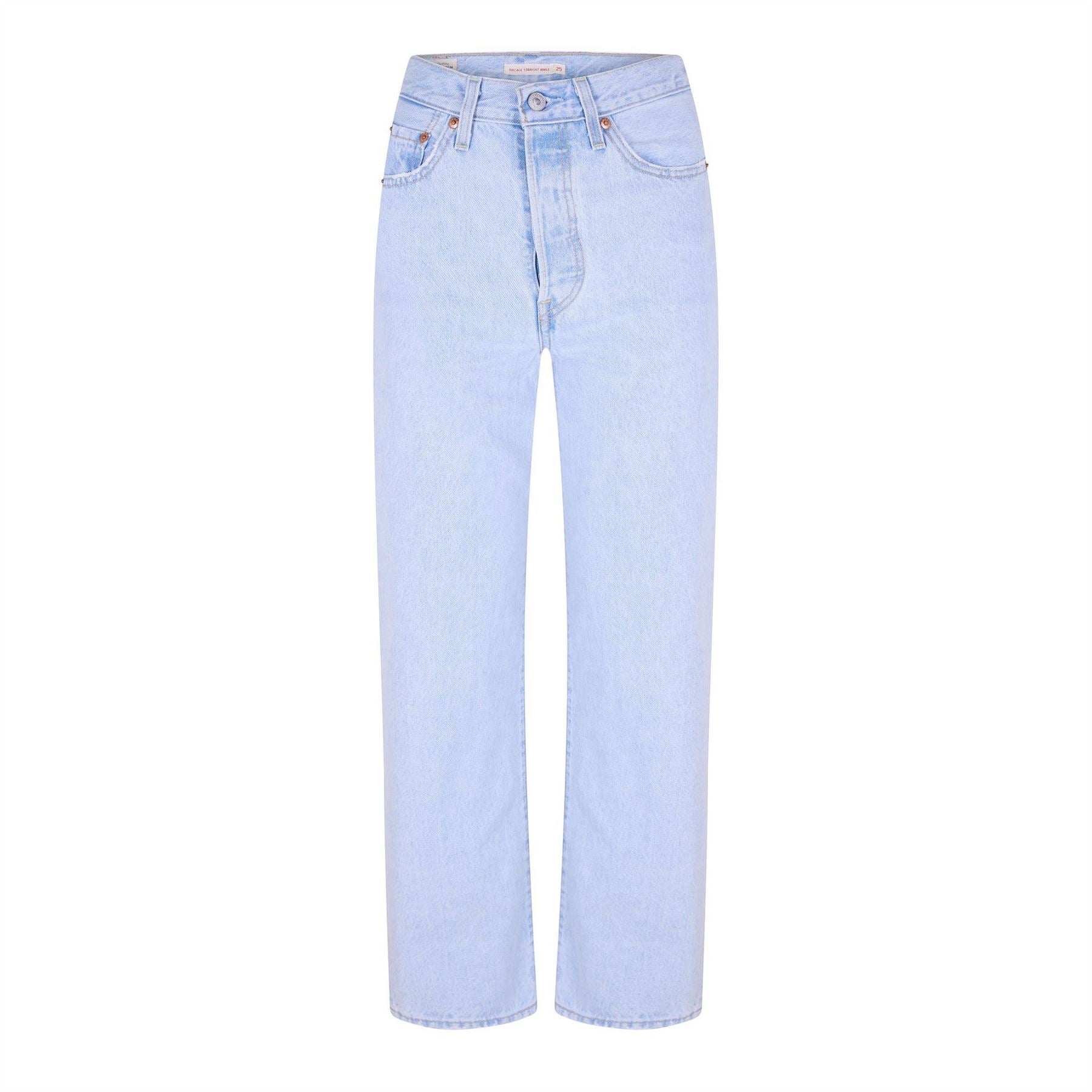 Levis Ribcage High Rise Straight Leg Jeans