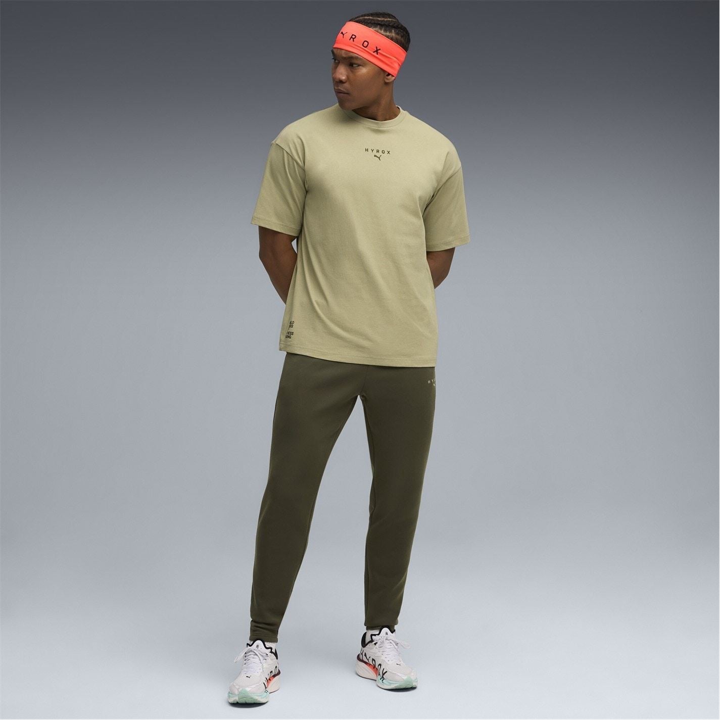 Puma Hyrox Graphic Short Sleeve Performance Gym Top