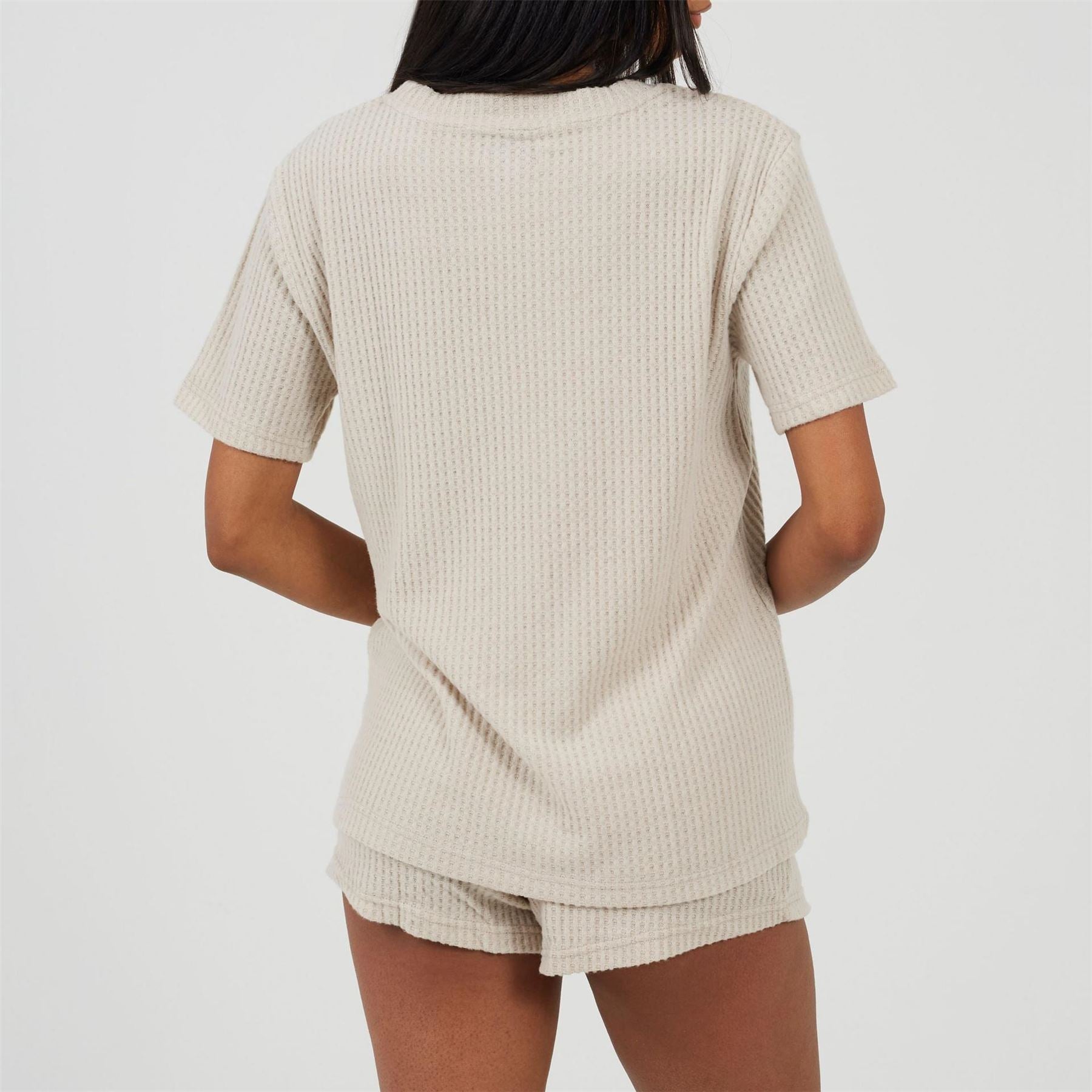 Brave Soul Short Sleeve Crew Neck Lounge Set