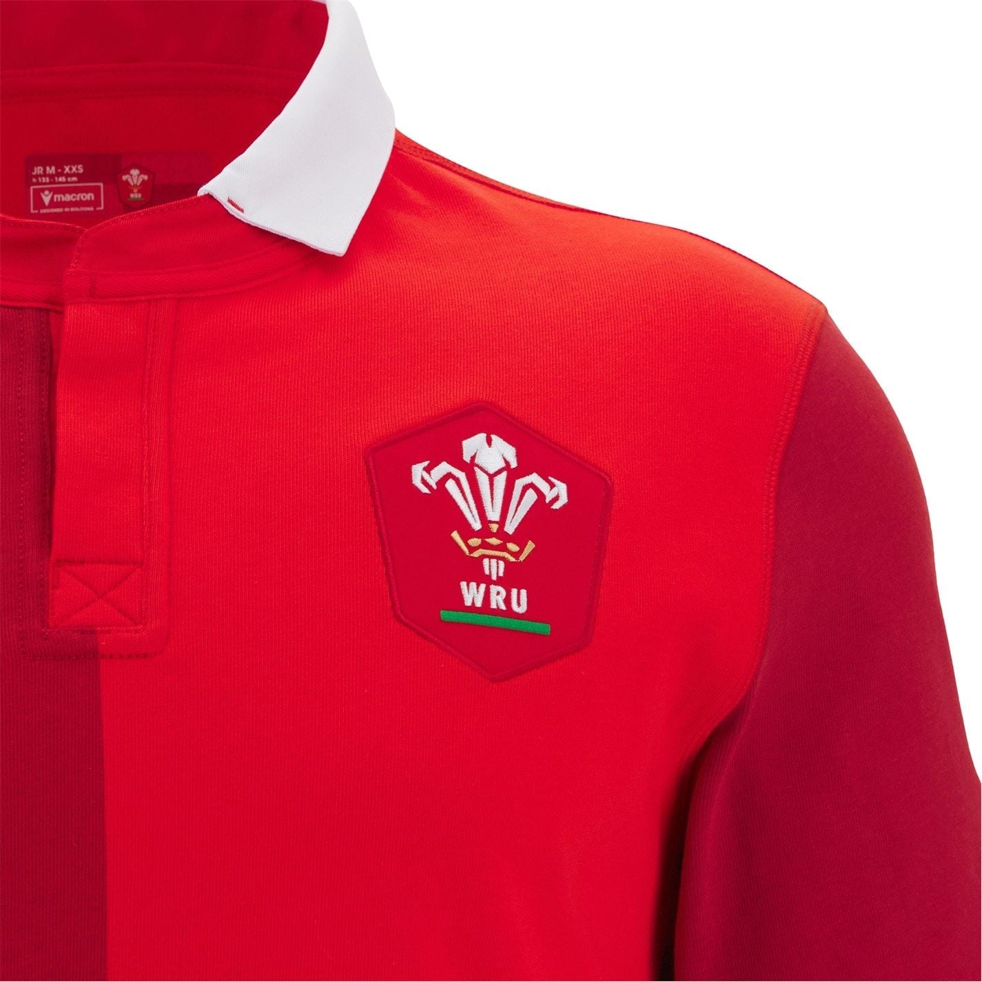 Macron Wales Rugby Home Shirt 2025 Juniors