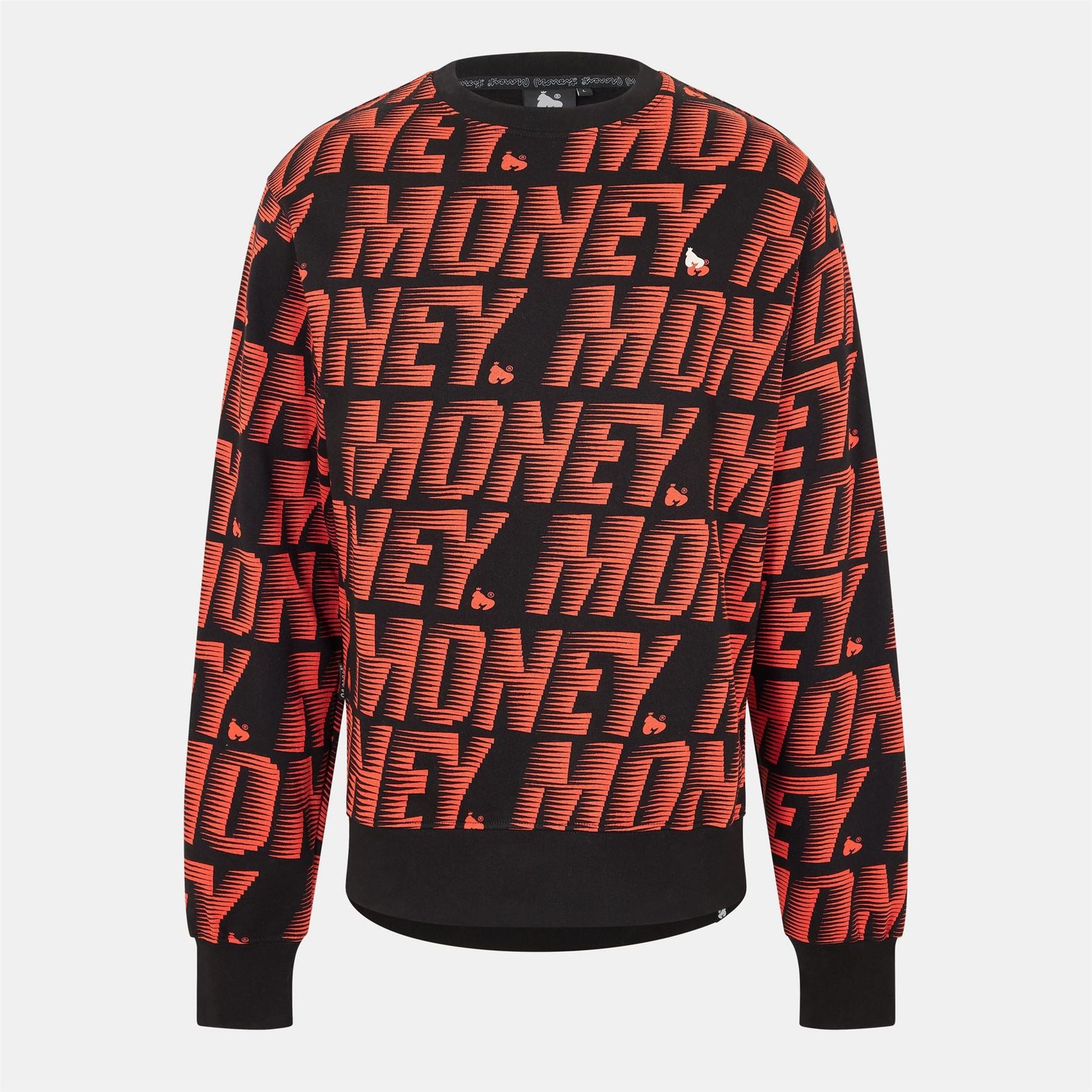 Money Zoom Crew Neck Long Sleeve Sweatshirt