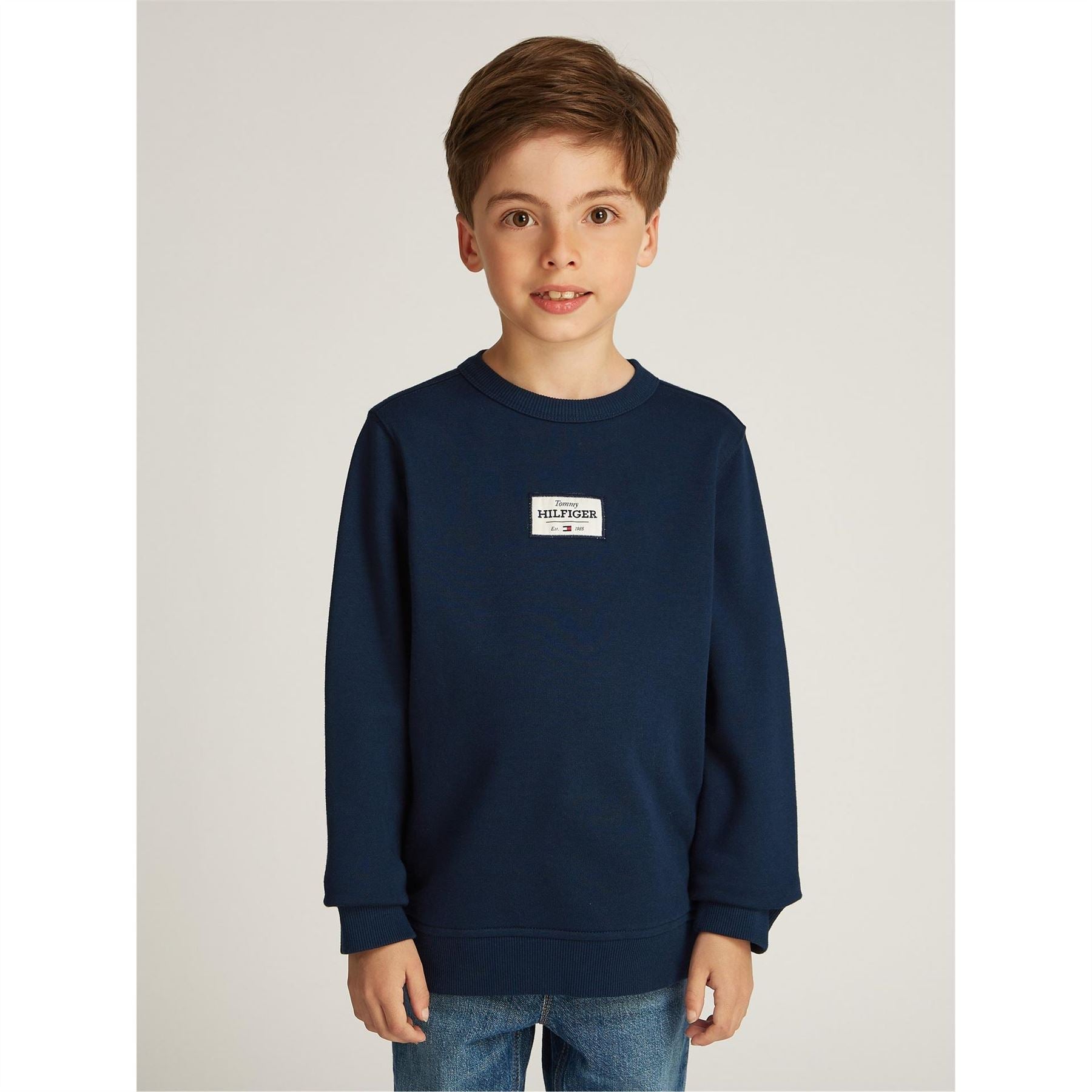 Tommy Hilfiger 1985 Label Crew Neck Regular Fit Sweatshirt