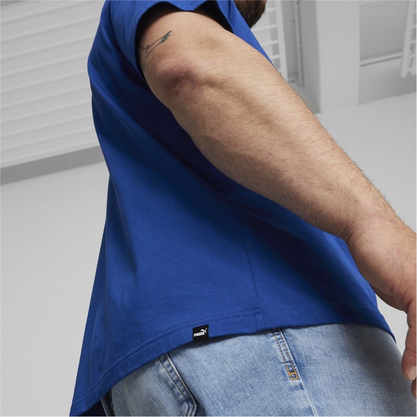 Puma Crew Neck Text Graphic Regular Fit T-Shirt