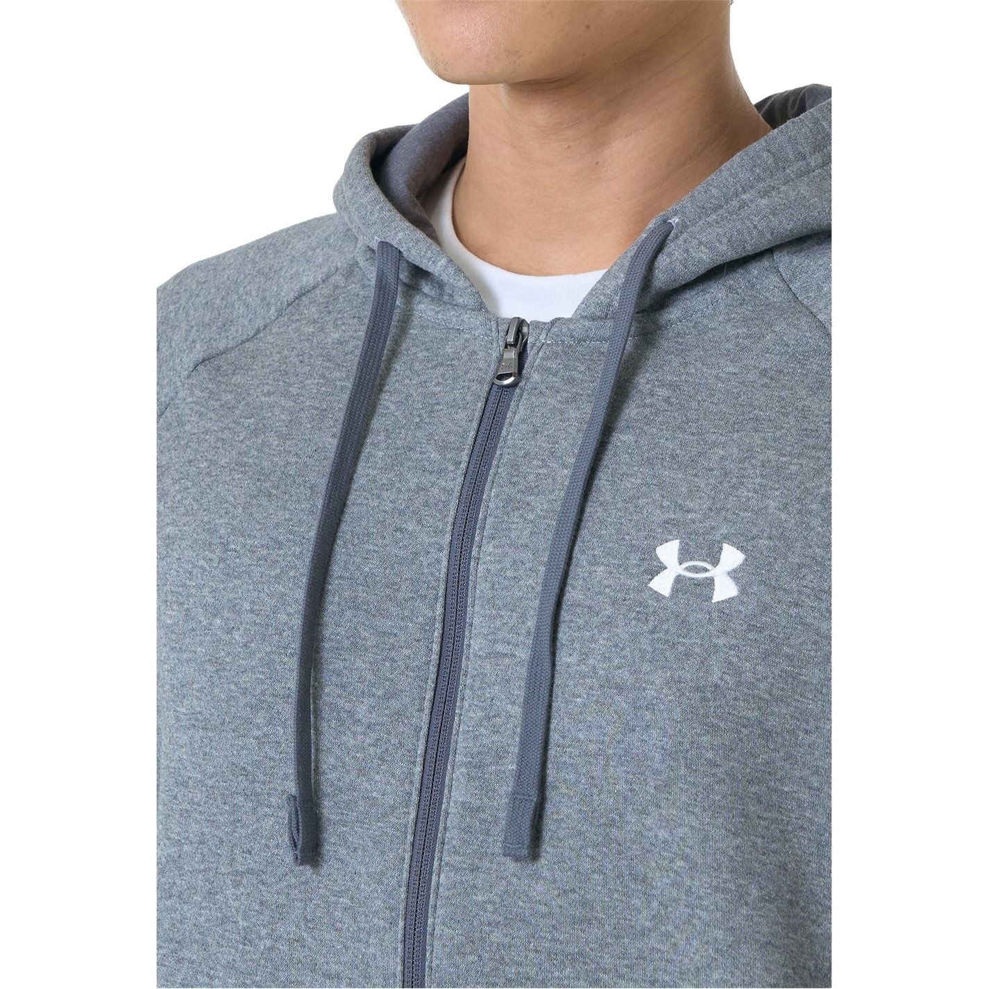 Under Armour Mens Armour Ua Rival Fleece Full Zip Hoodie
