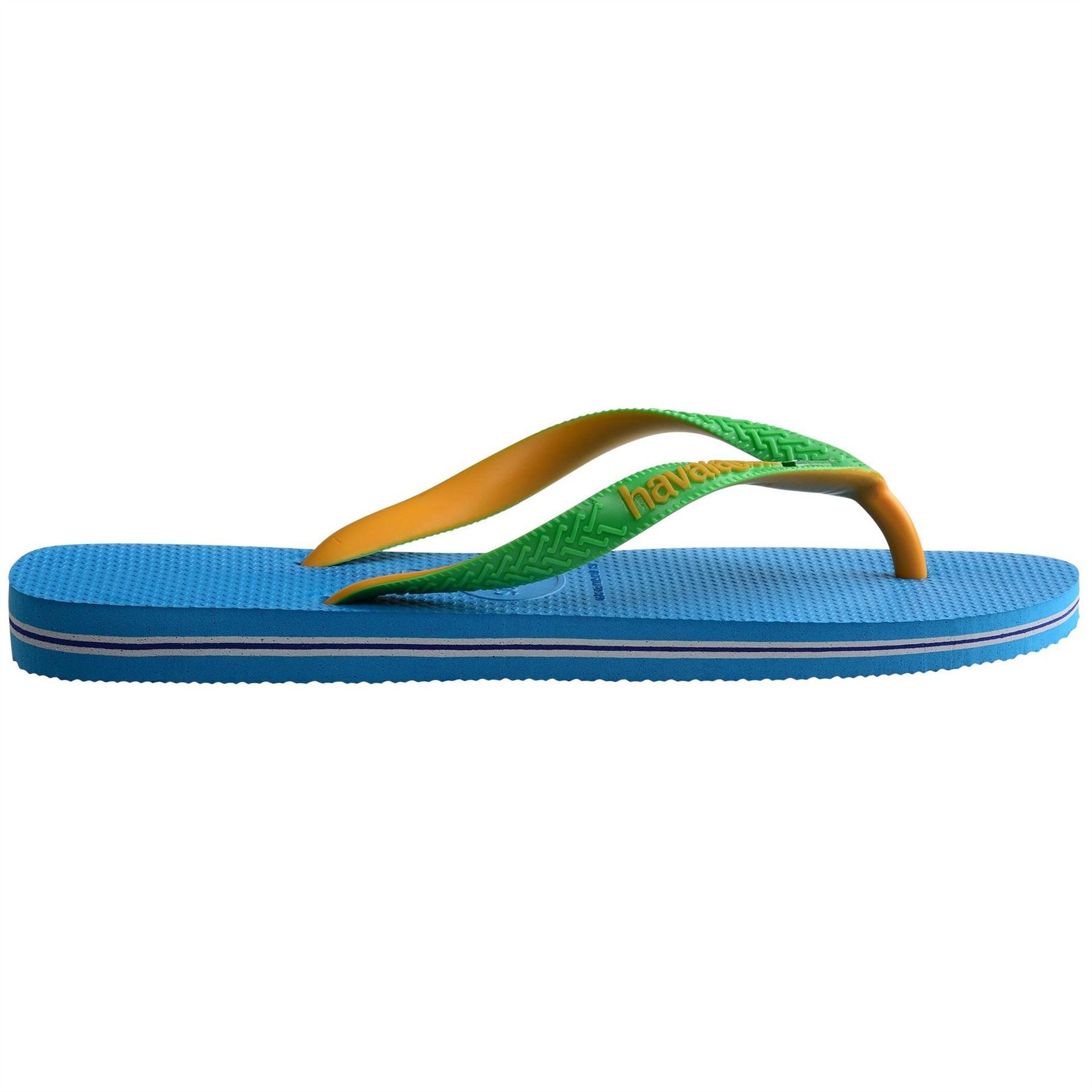 Havaianas Womens Hav. Brasil Mix Leaf Green Marine B Flip Flops
