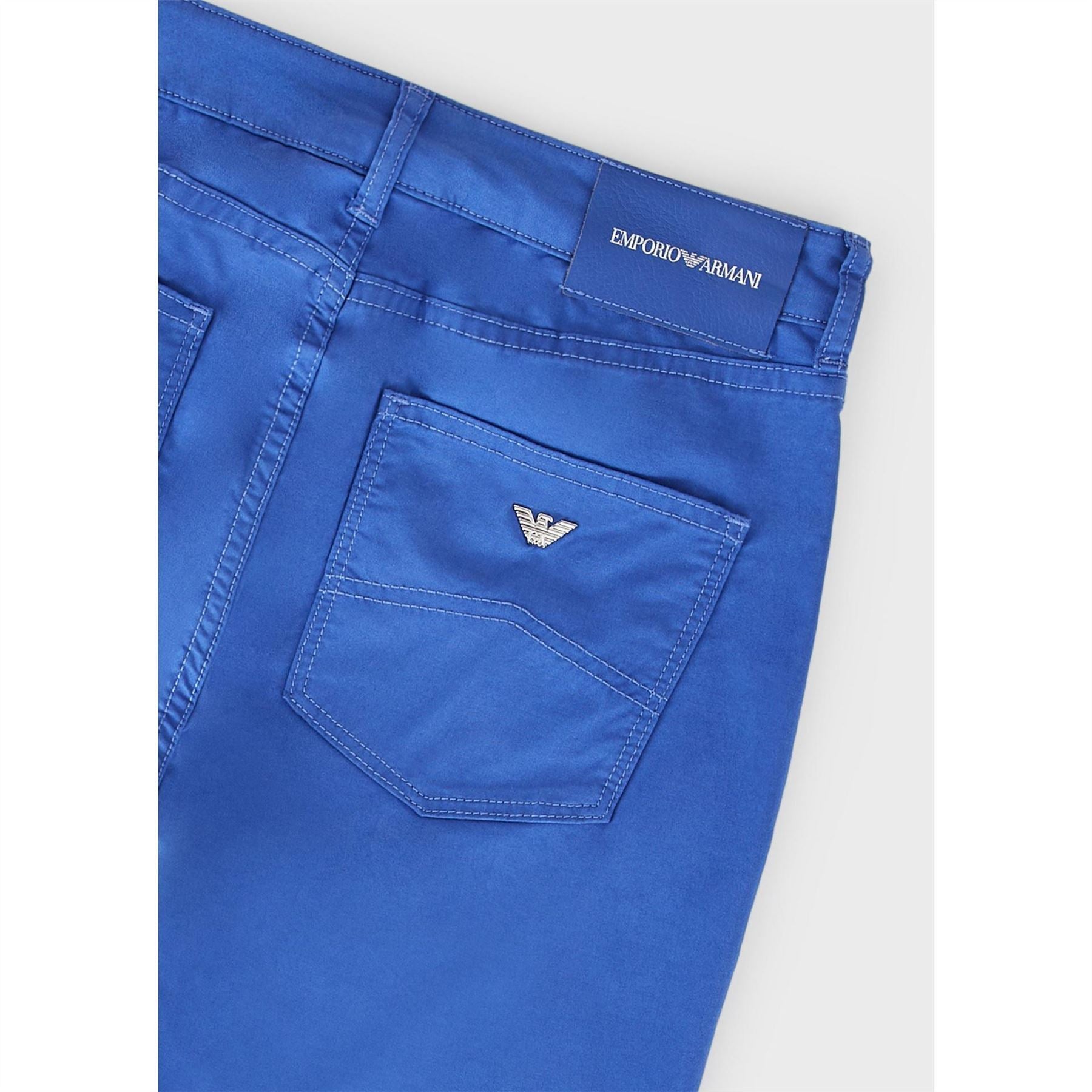 Emporio Armani High Waisted Straight Leg Jeans