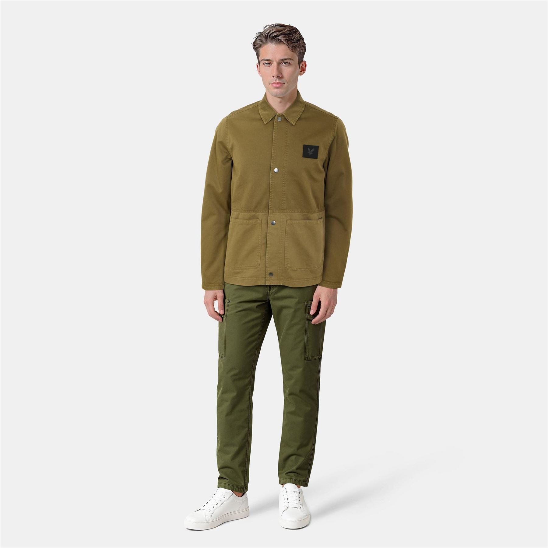 Lyle and Scott Collared Neck Regular Fit Chore Coat