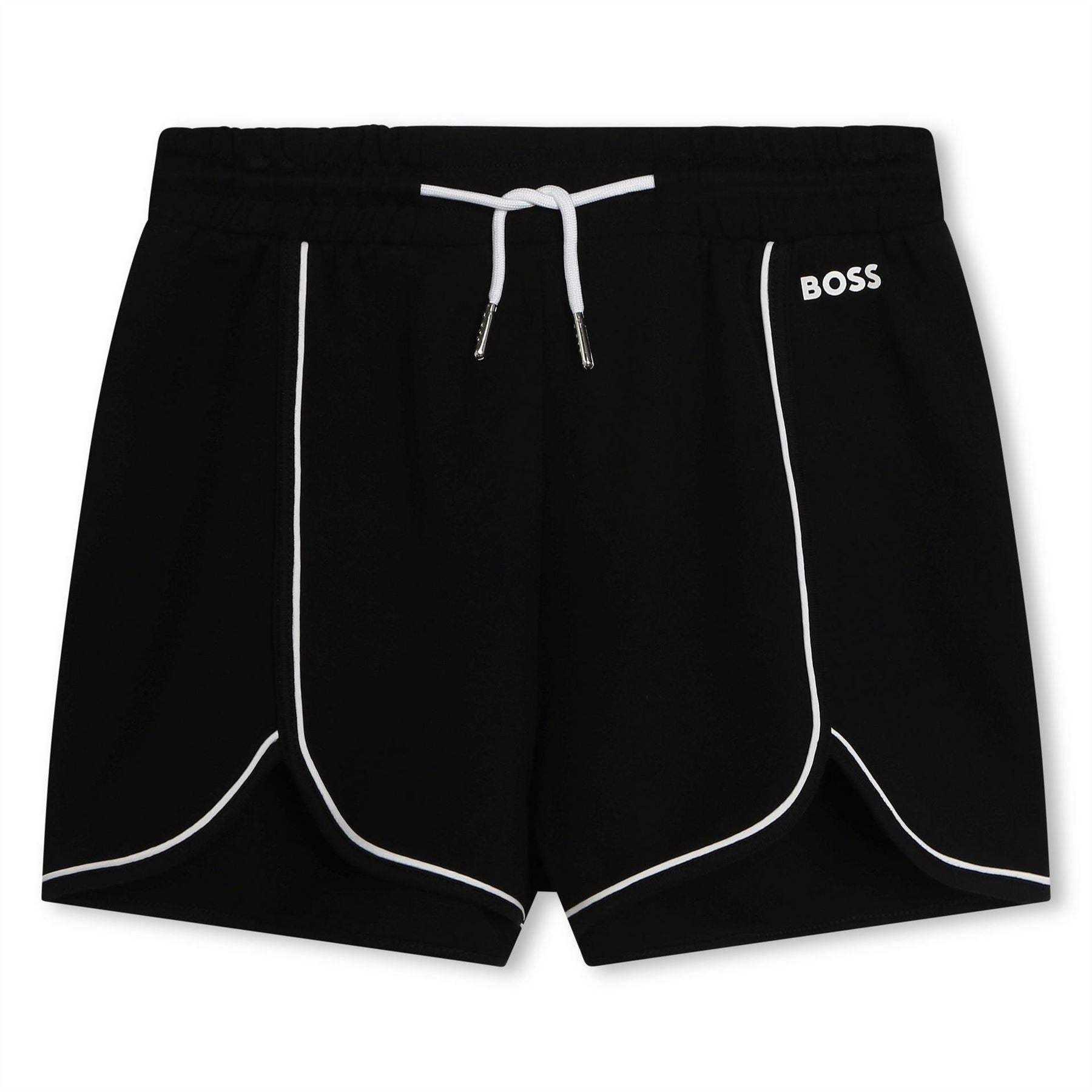 Boss Logo Print Sweat Shorts