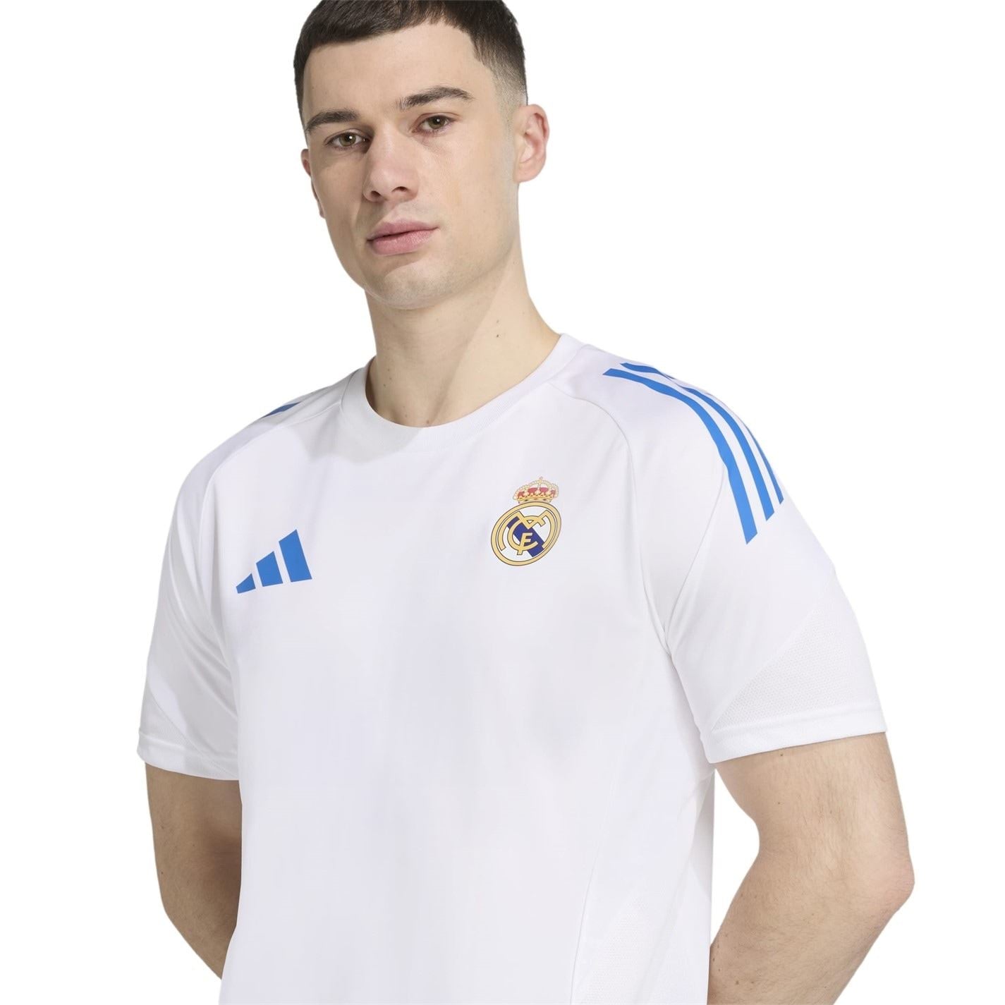adidas Mens Real Madrid Training Shirt 2025 2026