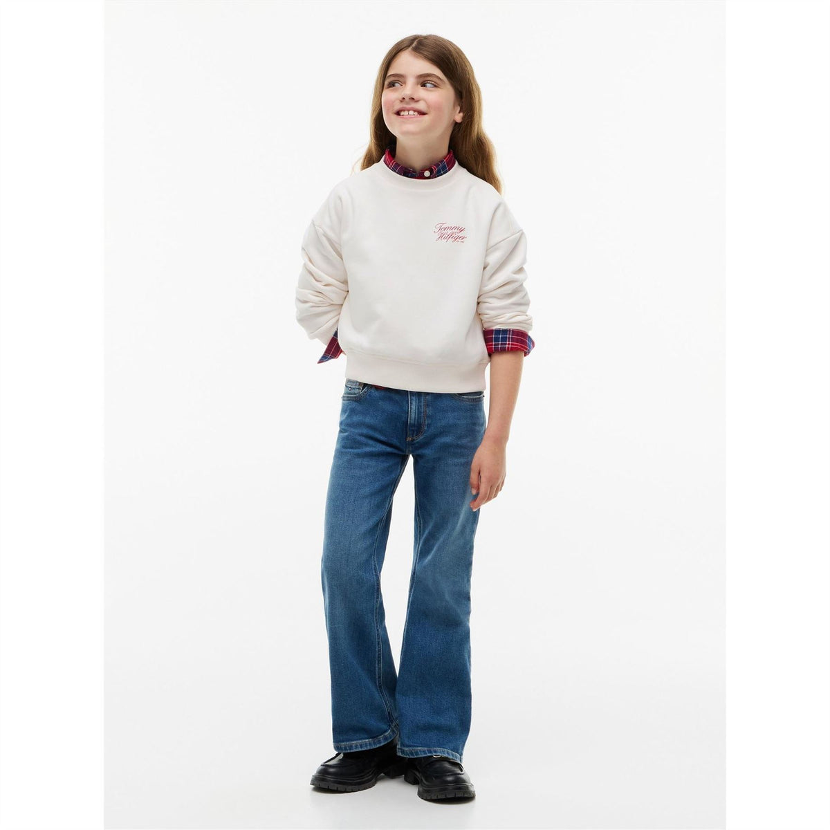 Tommy Hilfiger Script Cotton Long Sleeve Sweatshirt