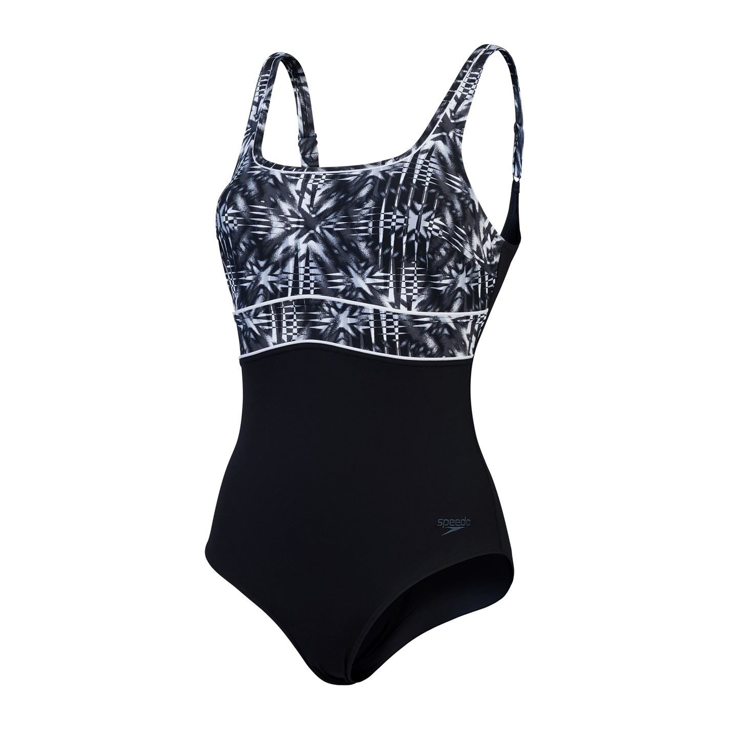 Speedo Eclipse Geometric Patterned Swimsuit
