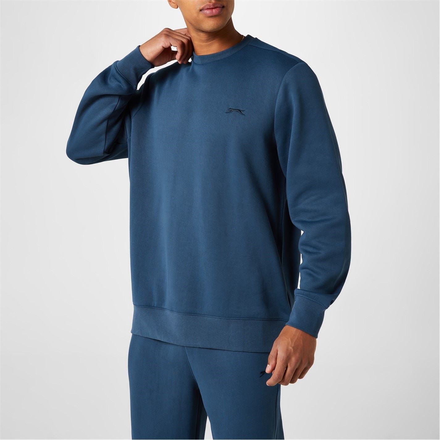 Slazenger Mens Fleece Crew Sweater