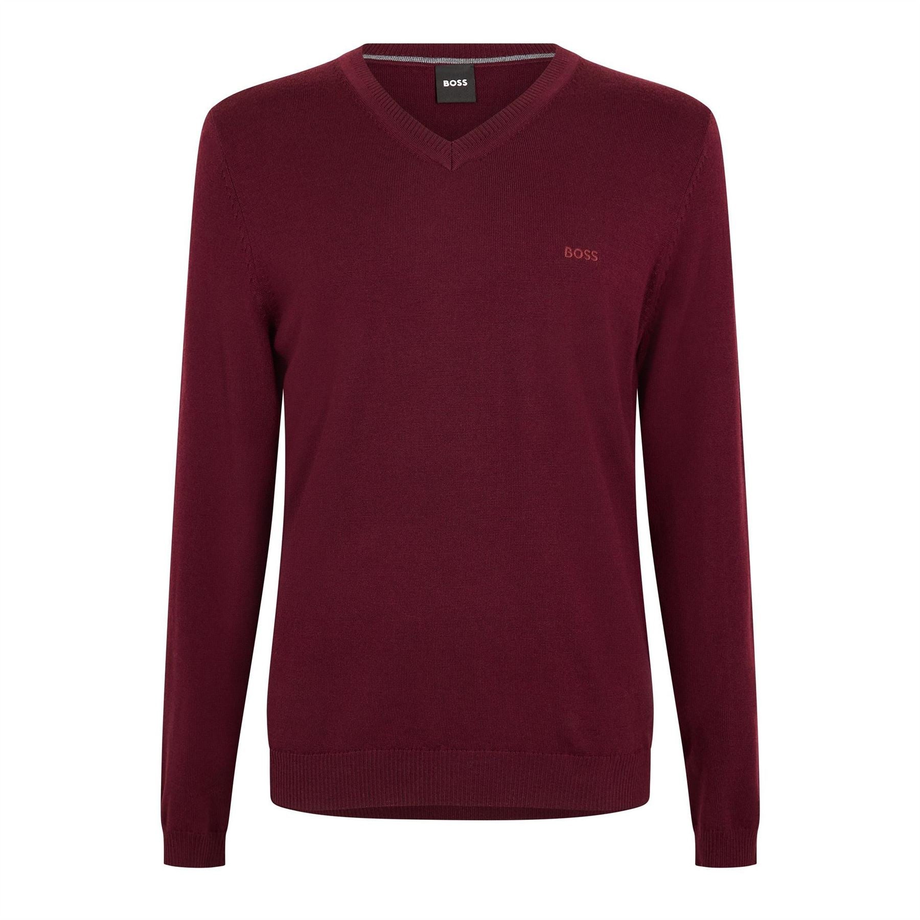 Boss V-Neck Long Sleeve Regular Fit Sweater