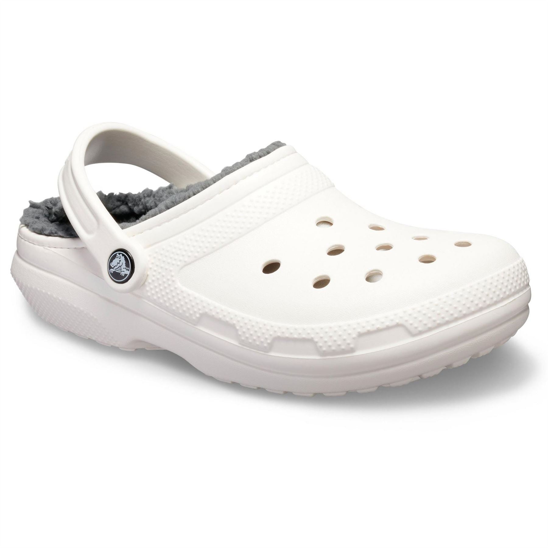 Crocs Lined Shuv Clogs with Perforated Toe
