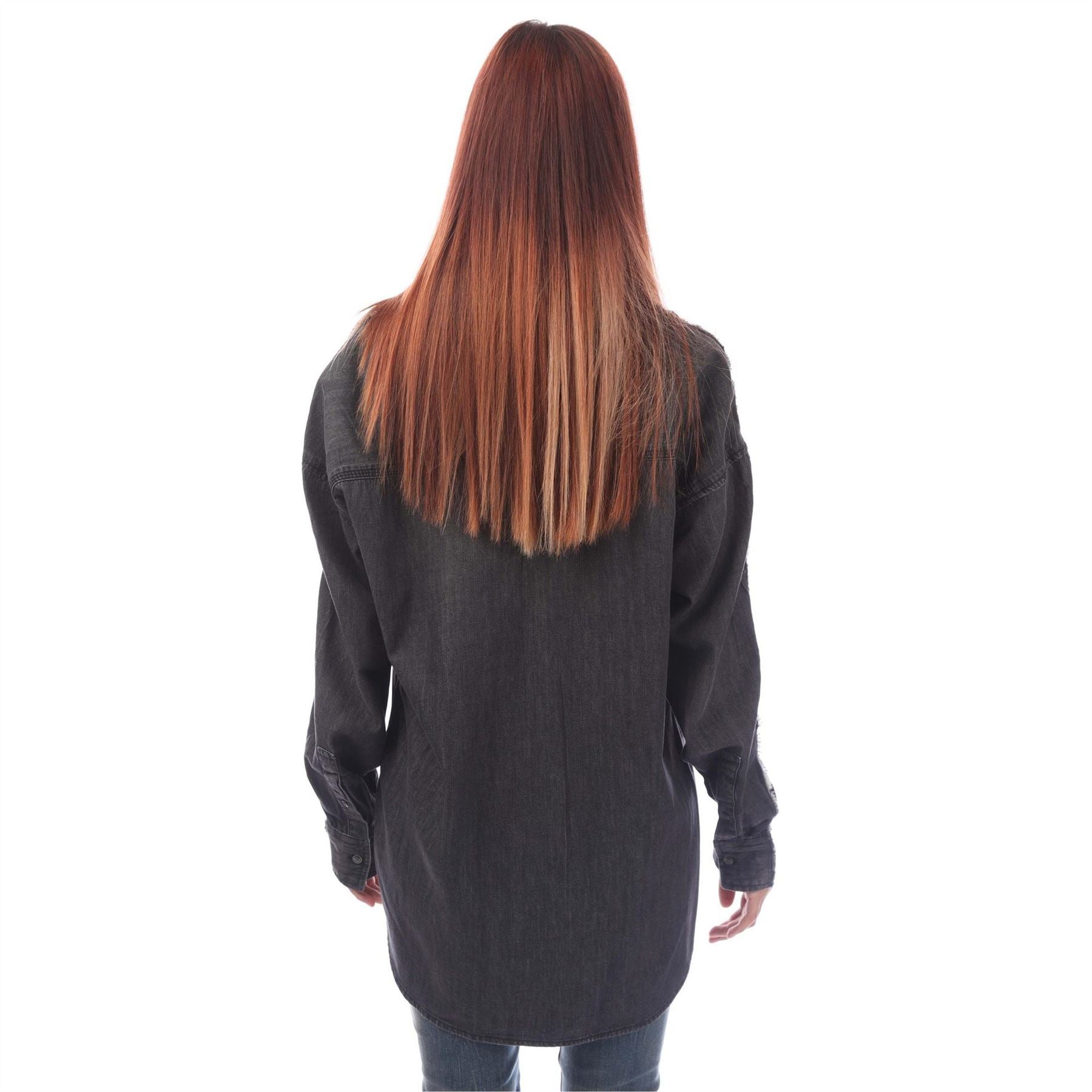 Diesel Long Sleeve Plain Shirt