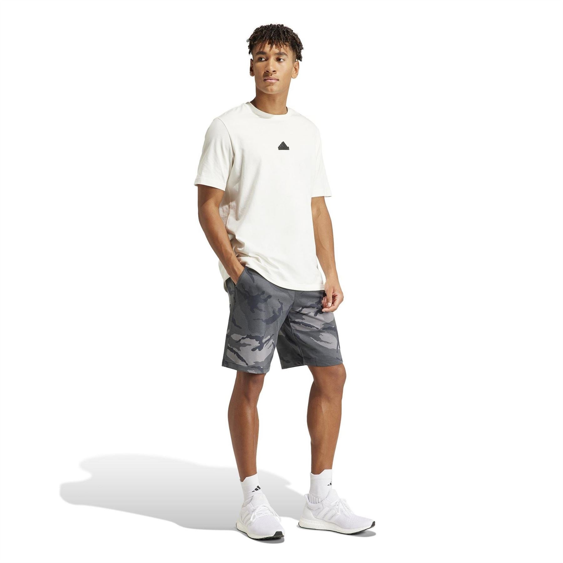 adidas Mens M Bl Camo Shorts Jogger Shorts