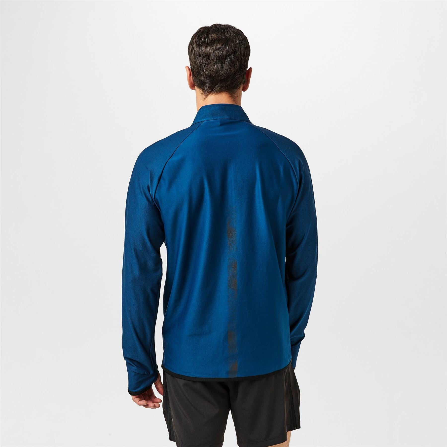 Boss Sweat Active Zip Neck Raglan Sleeve Sweatshirt