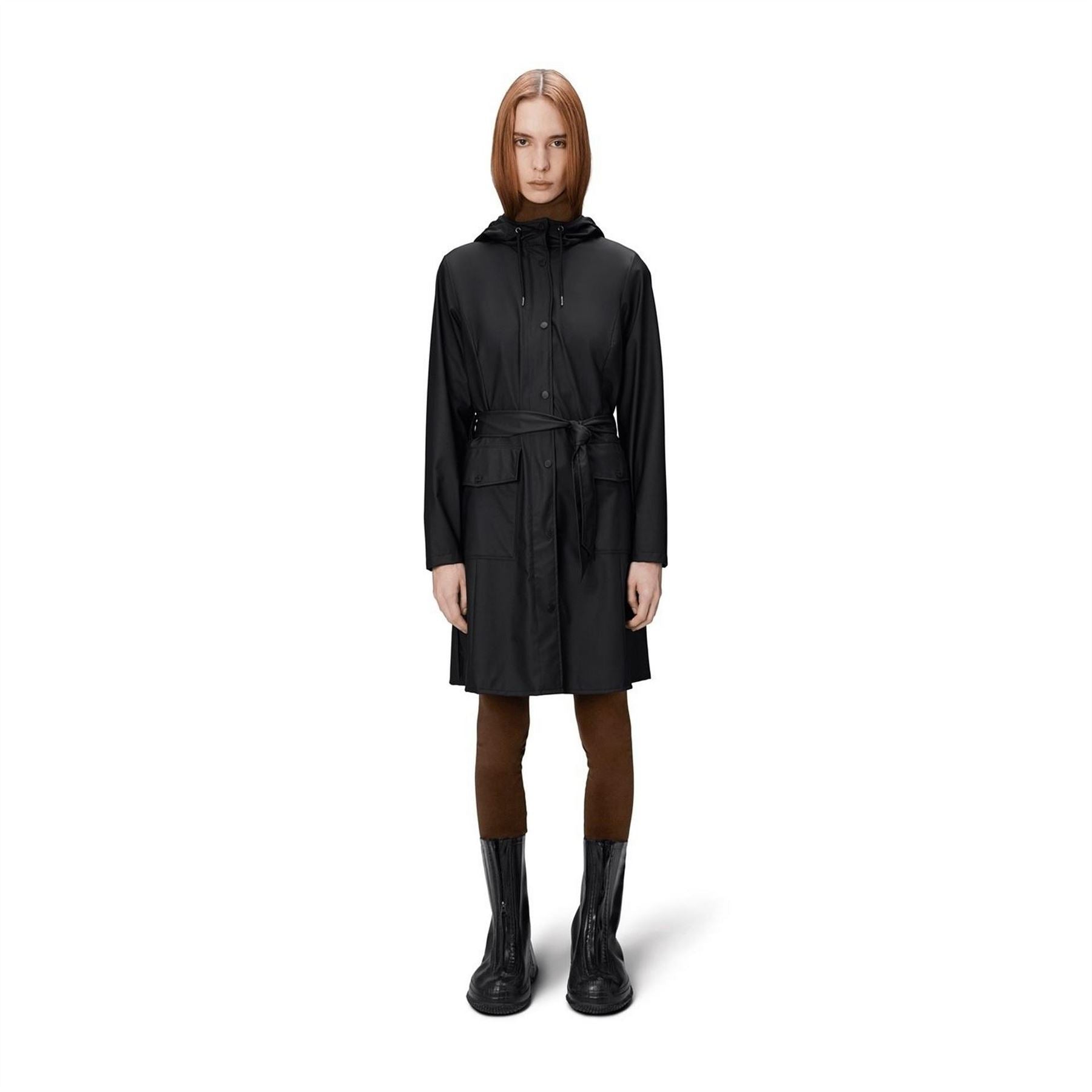 Rains Curve Belted Rain Coat