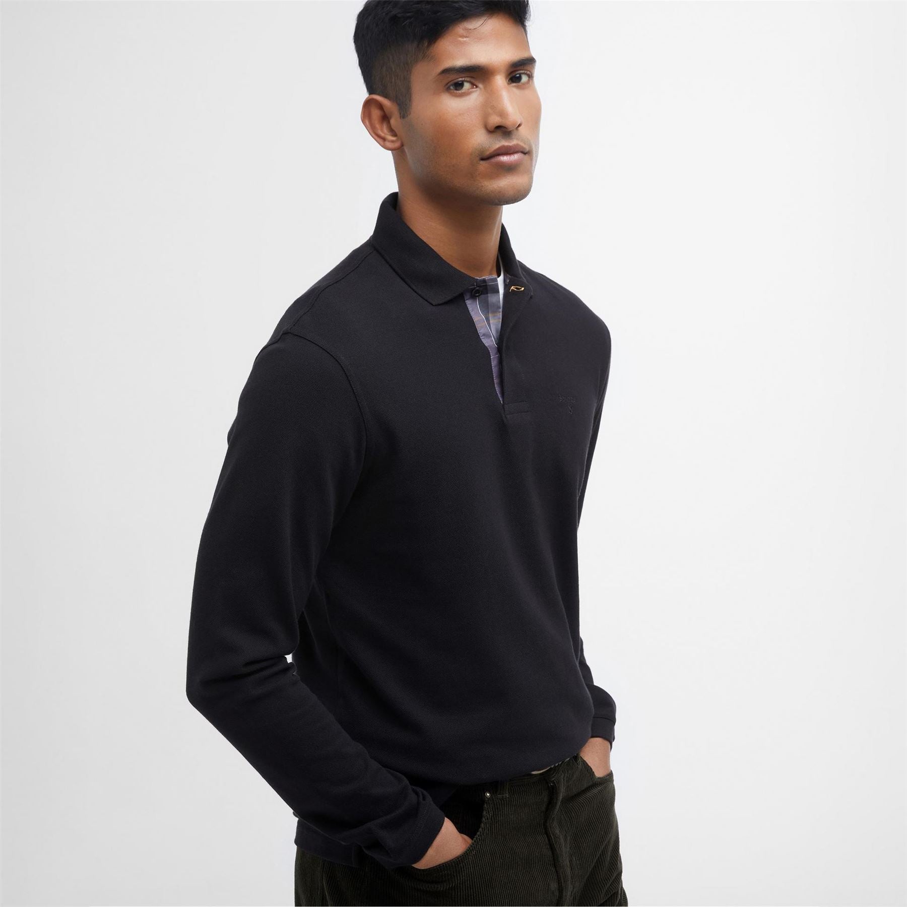 Barbour Long Sleeved Polo Shirt