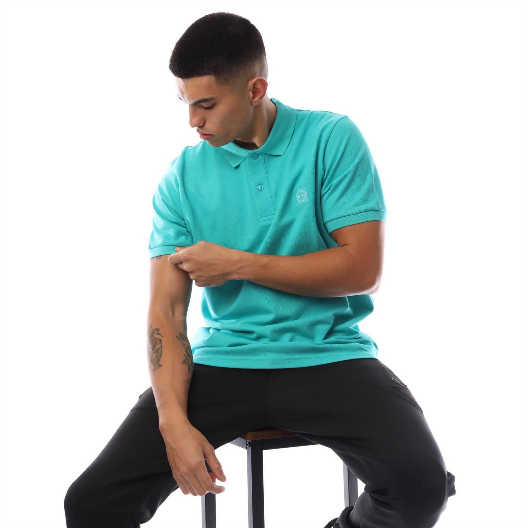 Marshall Artist Siren Collared Neck Short Sleeve Polo Shirt