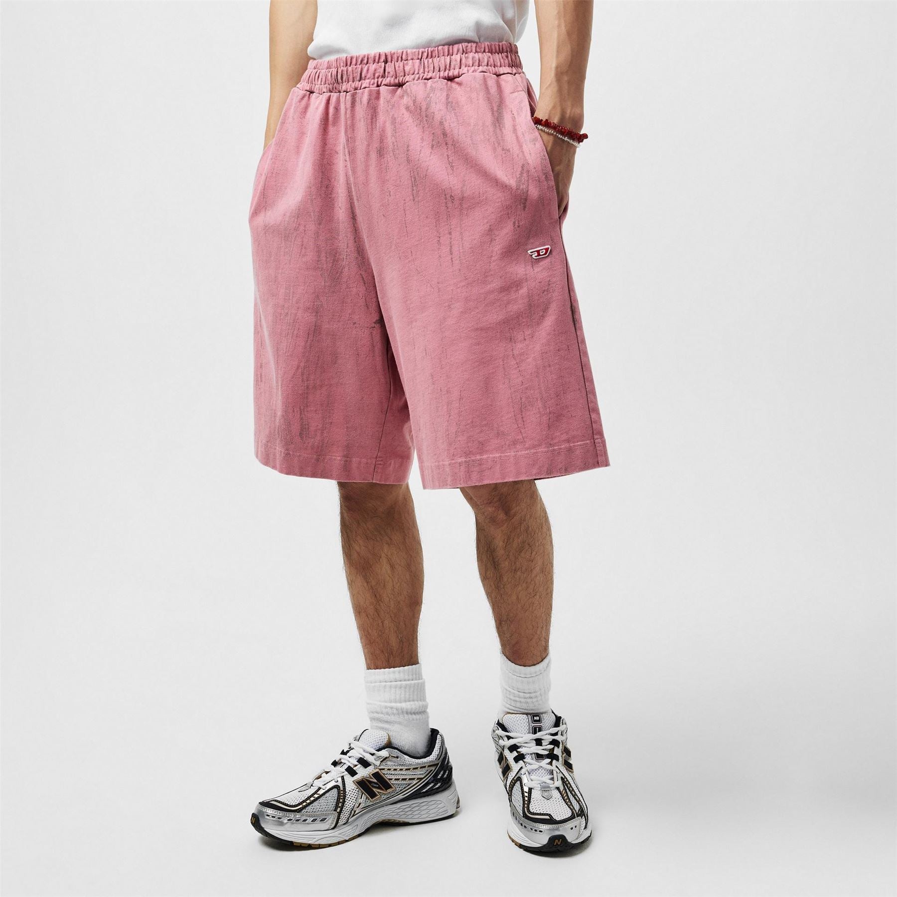 Diesel Crwn Textured Sweat Shorts