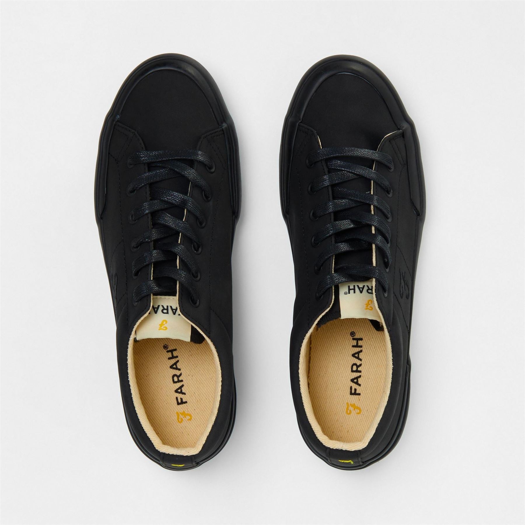 Farah Dals Low Top Lettering Flat Heel Shoes