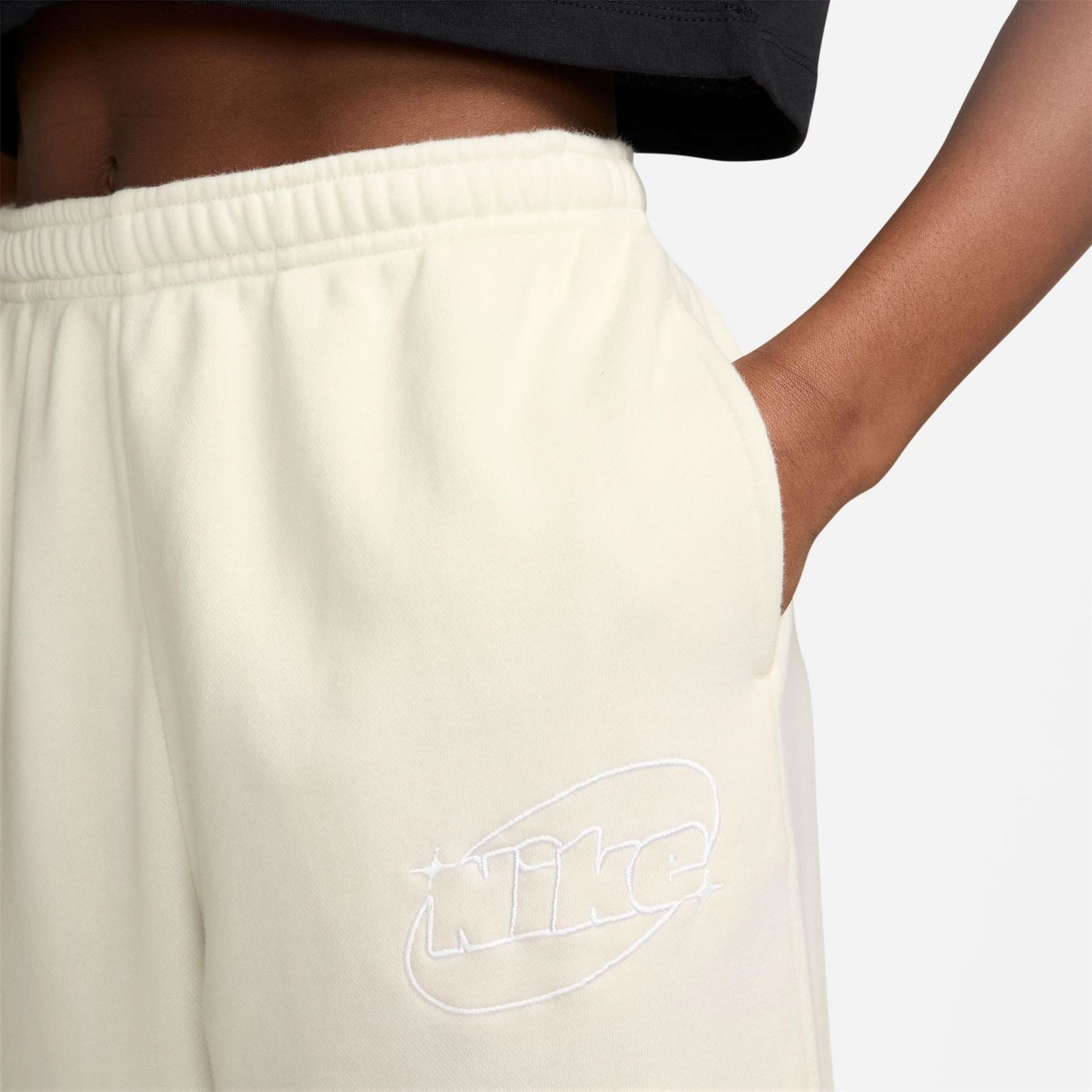 Nike Ombre Gradient Mid Rise Wide Leg Sweatpants
