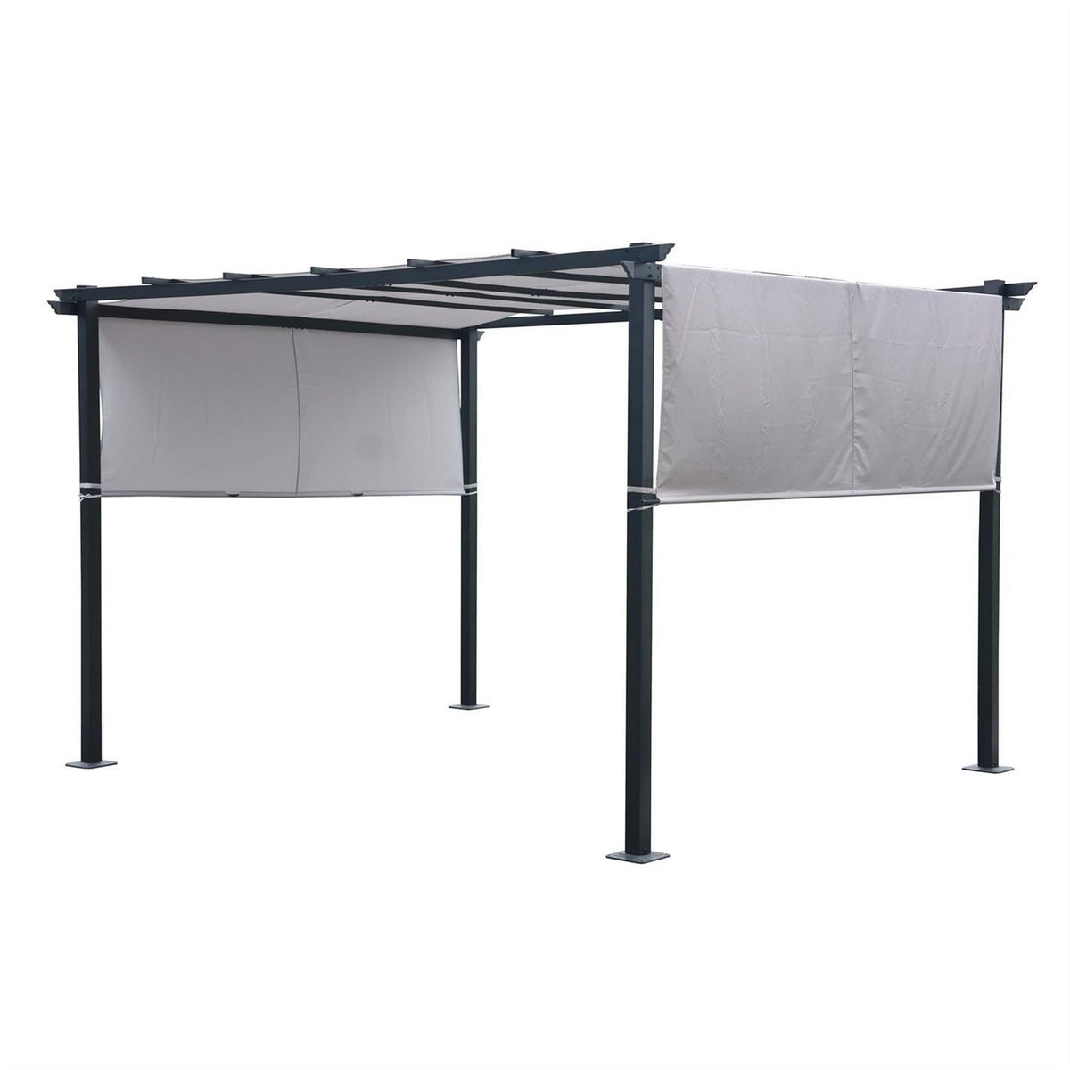 Linea Steel Frame Adjustable Weather Resistant Pergola