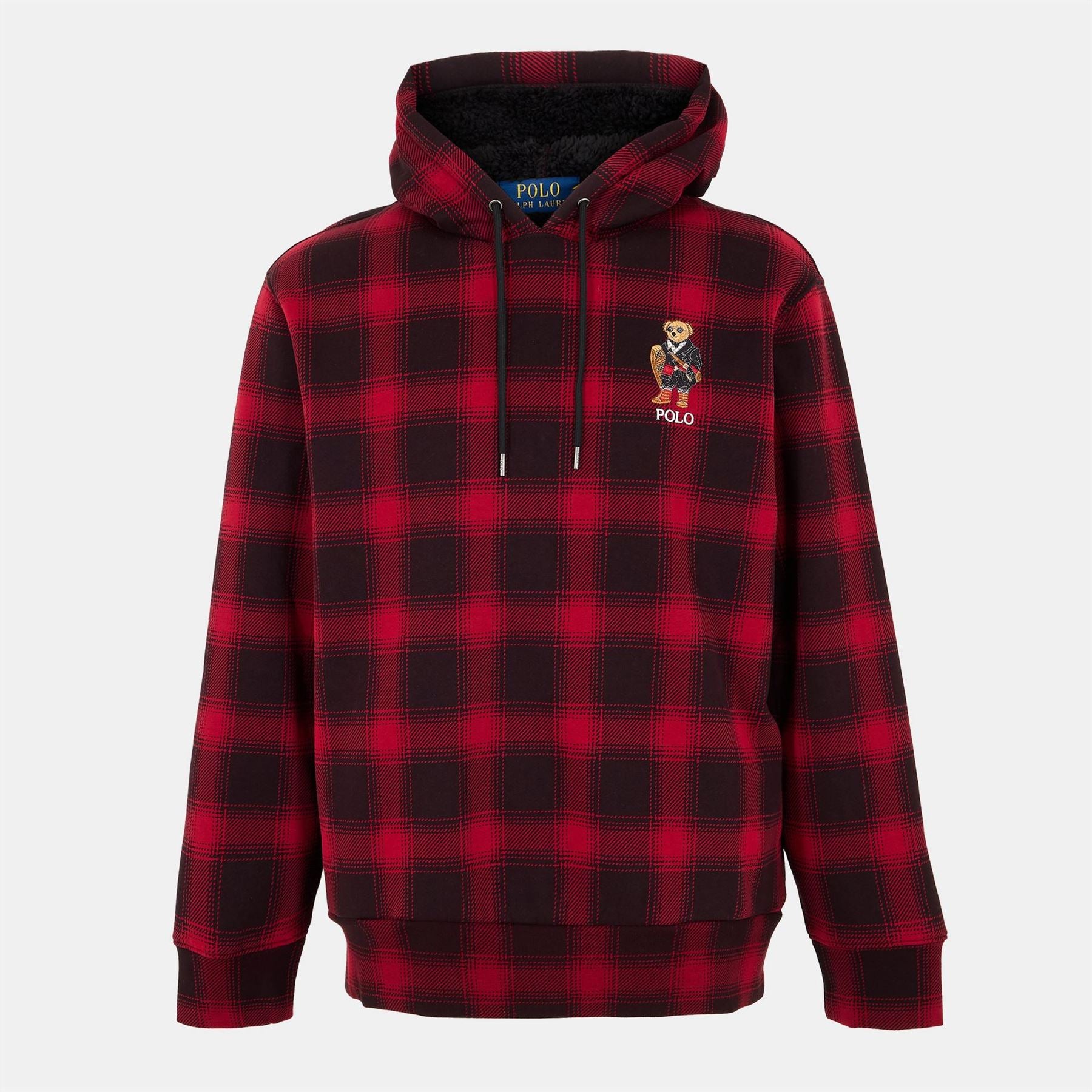 Polo Ralph Lauren Embroidered Teddy Bear Hooded Long Sleeve Sweatshirt