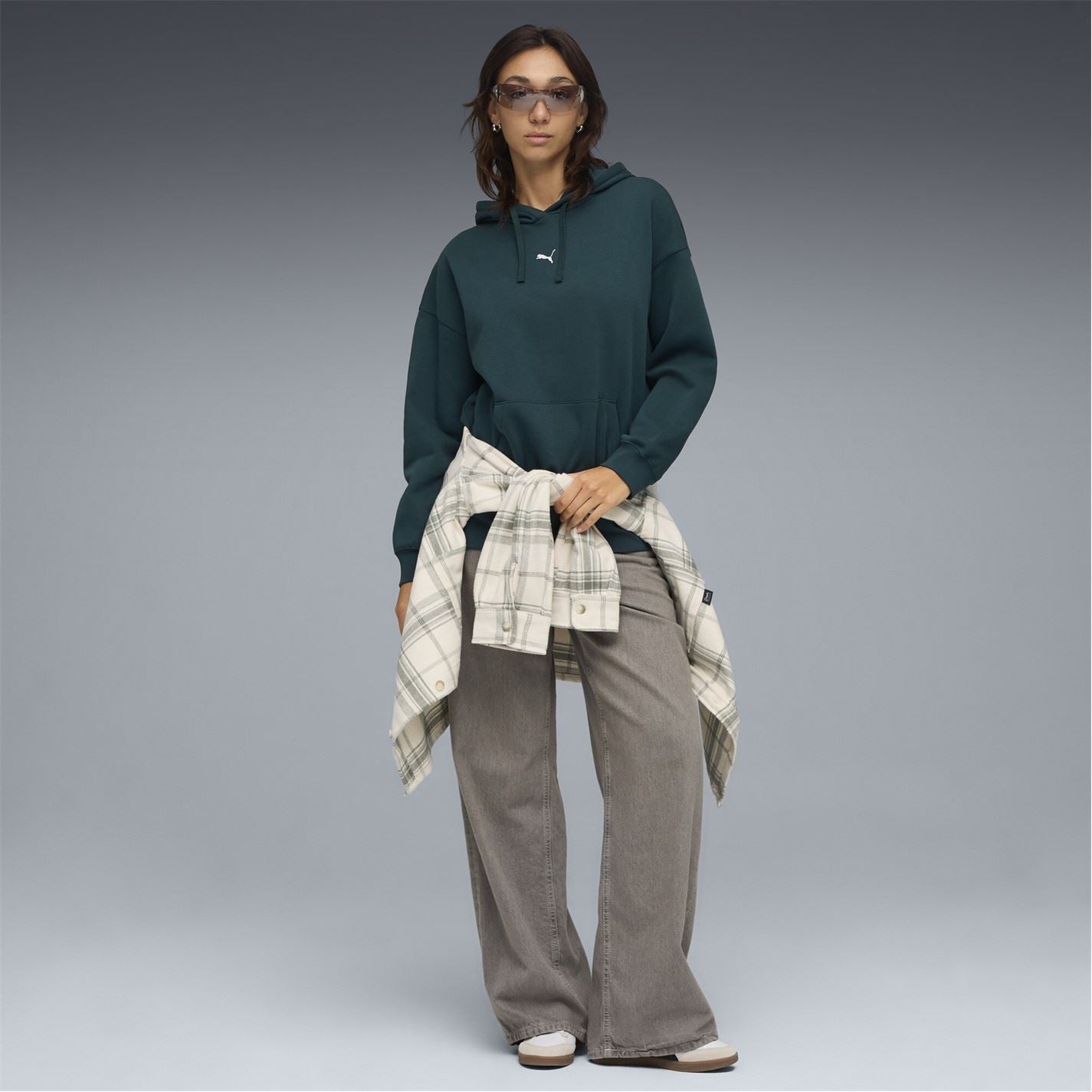 Puma Womens Essentials Oversized Hoodie