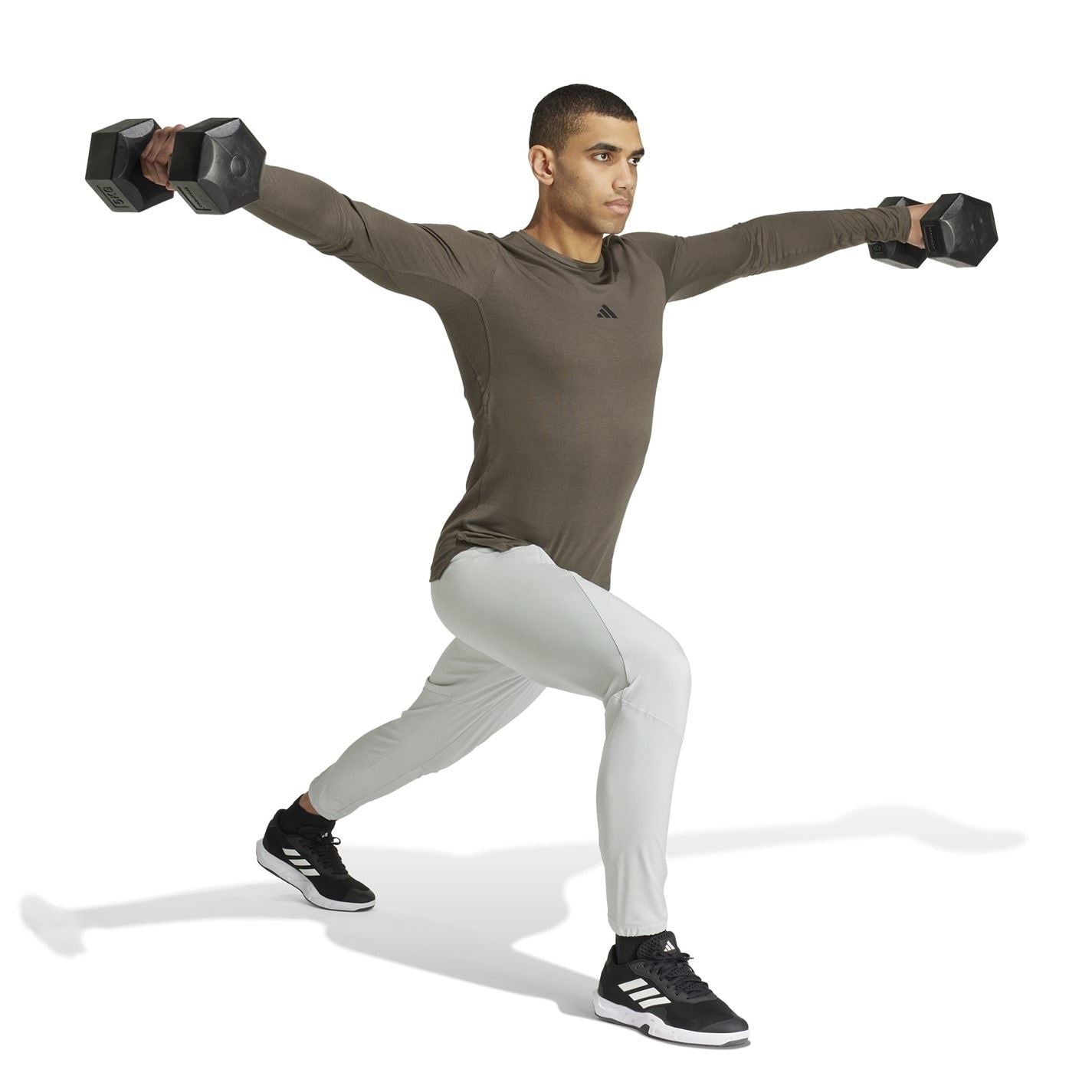 adidas Mens Workout Long Sleeve Top