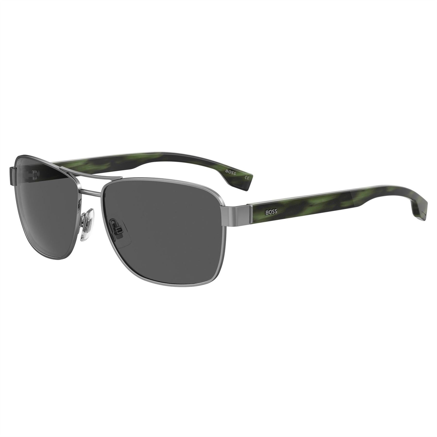 Boss Rectangular Round Sunglasses