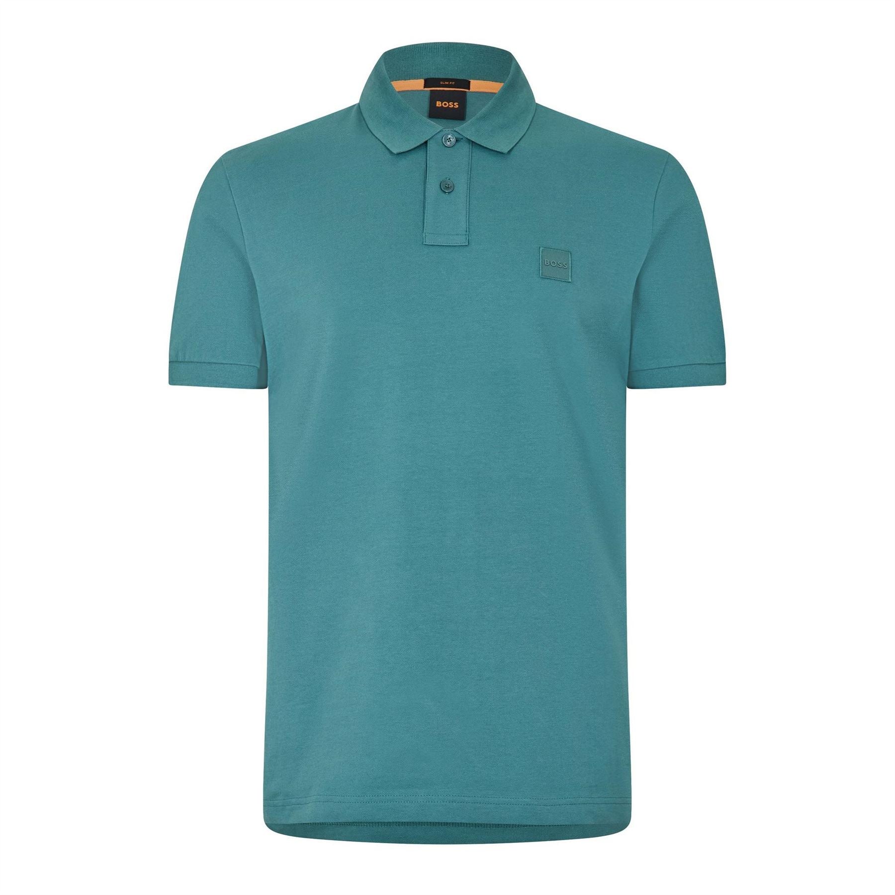 Boss Collared Neck Button Placket Polo Shirt