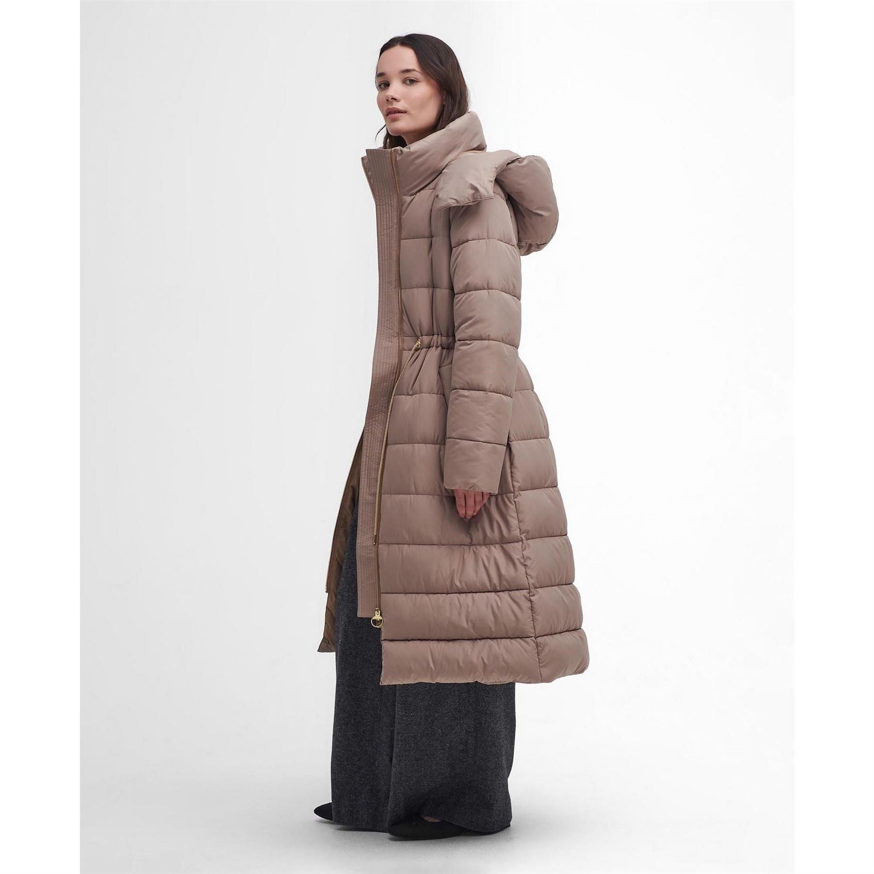 Barbour Mannue Longline Quilted Jacket