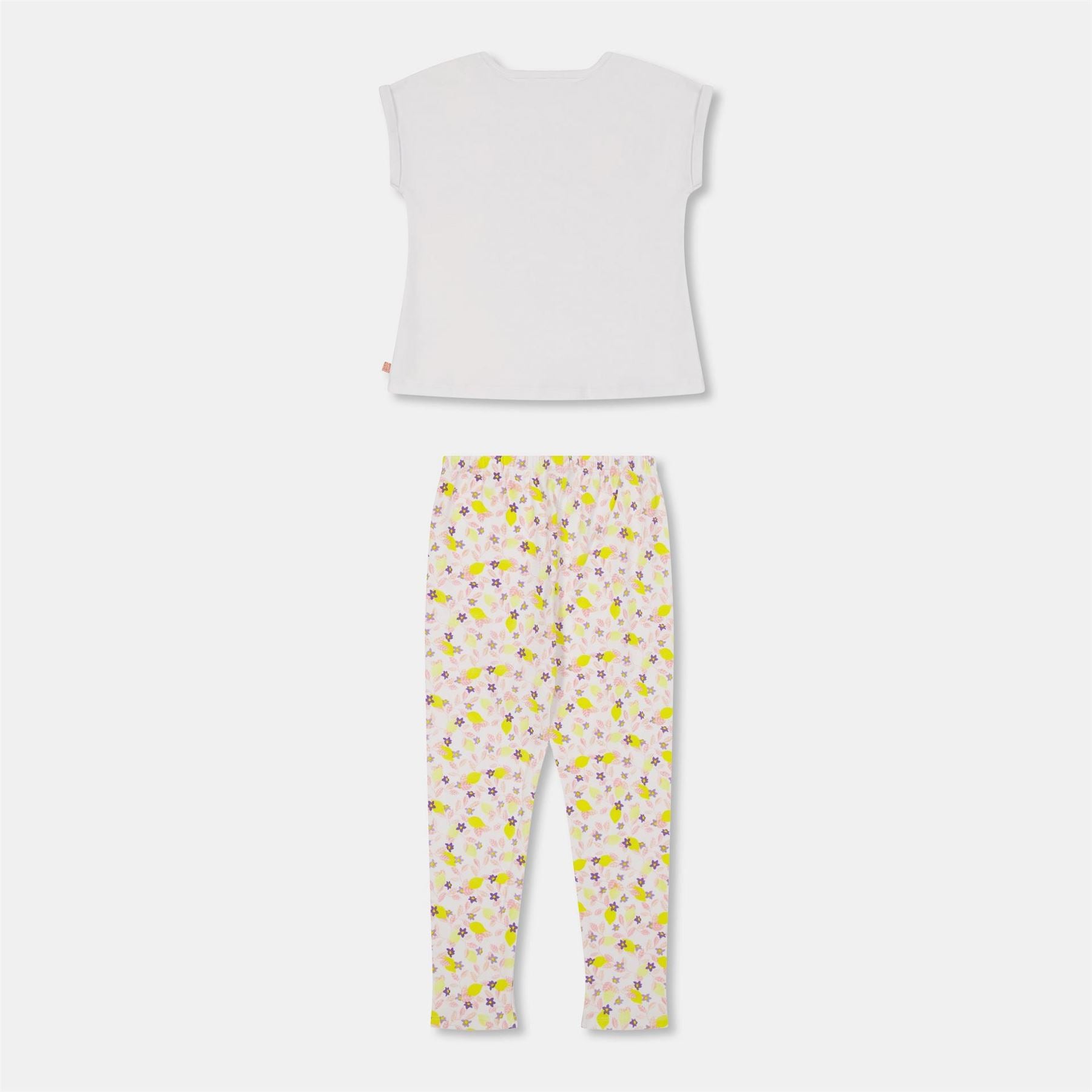 Carrement Beau Crew Neck Short Sleeve T-Shirt Legging Coord Set