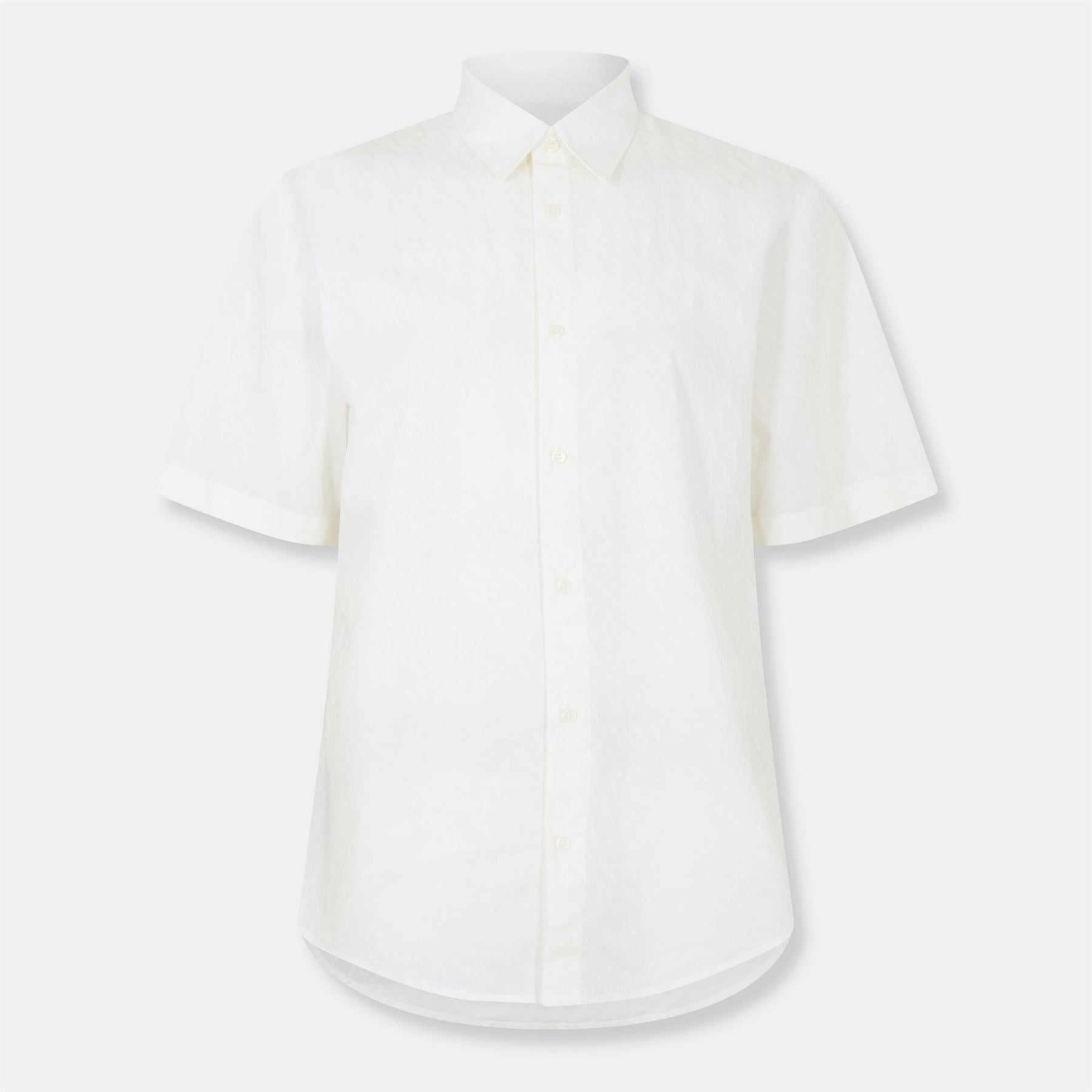 Armani Exchange Exchange Collared Neck Short Sleeve Shirt