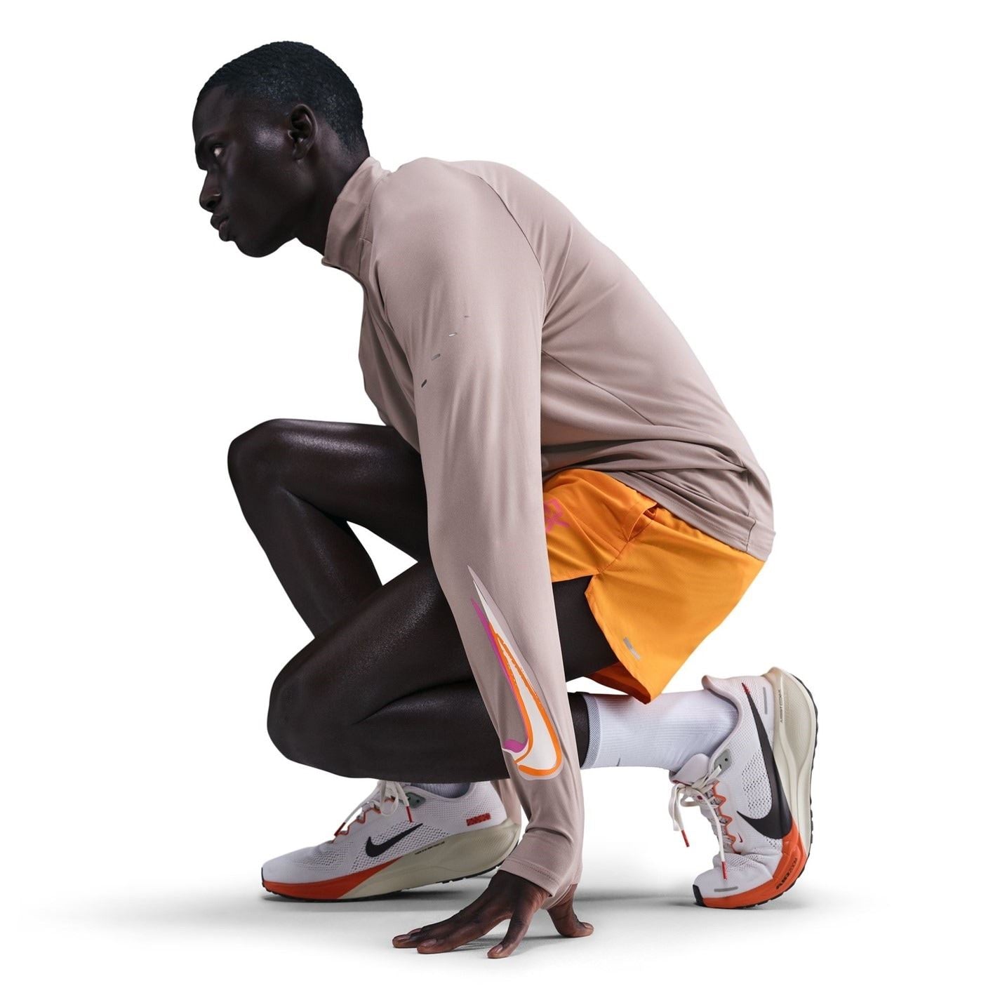 Nike Half-Zip Funnel Neck Long Sleeve Tech Top