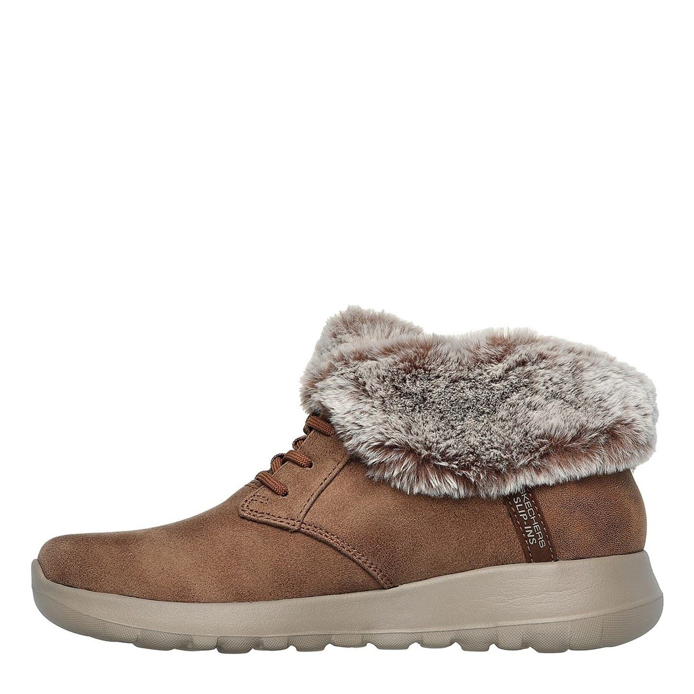 Skechers Womens On The Go Joy   Cozy Charm Slip On Trainers