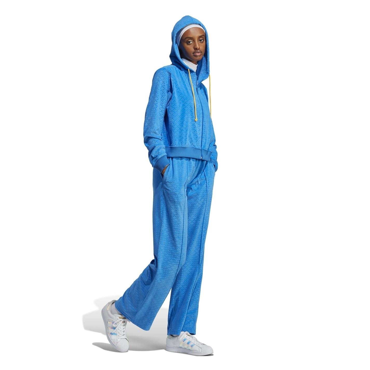 adidas Originals Adicolour 70s Velour Zip Hoodie